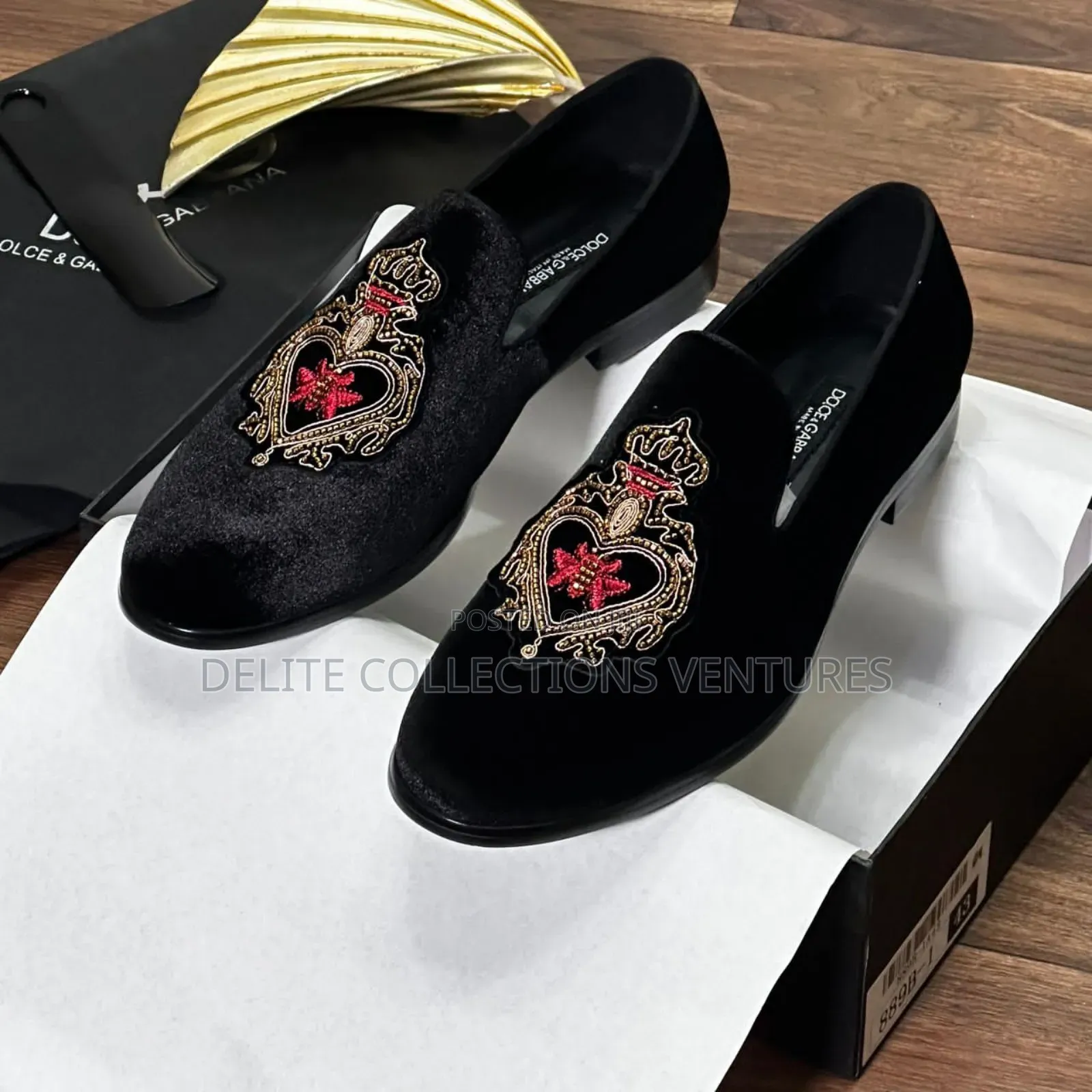 High Quality Dolce and Gabbana Velvet X Leather