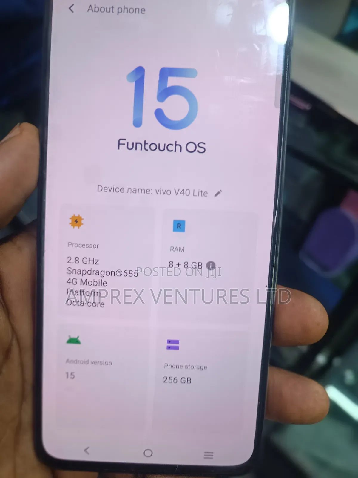 Vivo V40 Lite 256 GB Bronze