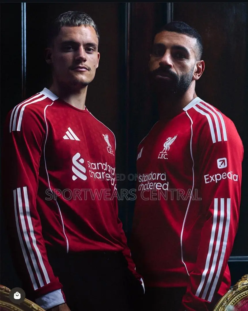 Liverpool Home 2025/2026 Player Grade Longsleeve Jersey