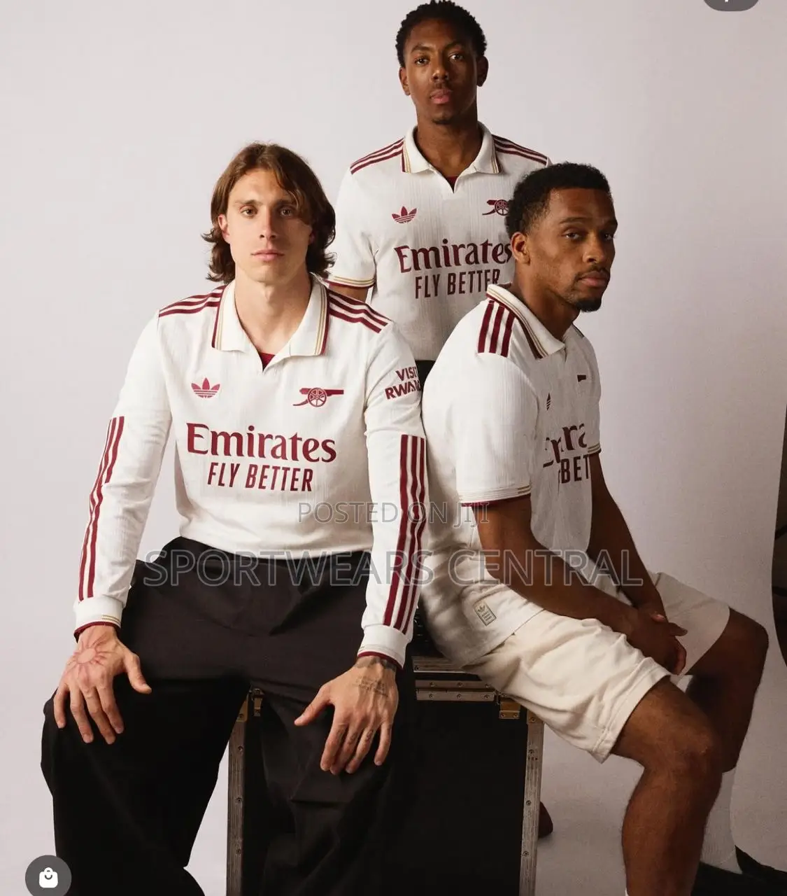 Arsenal White Longsleeve Player Grade Jersey