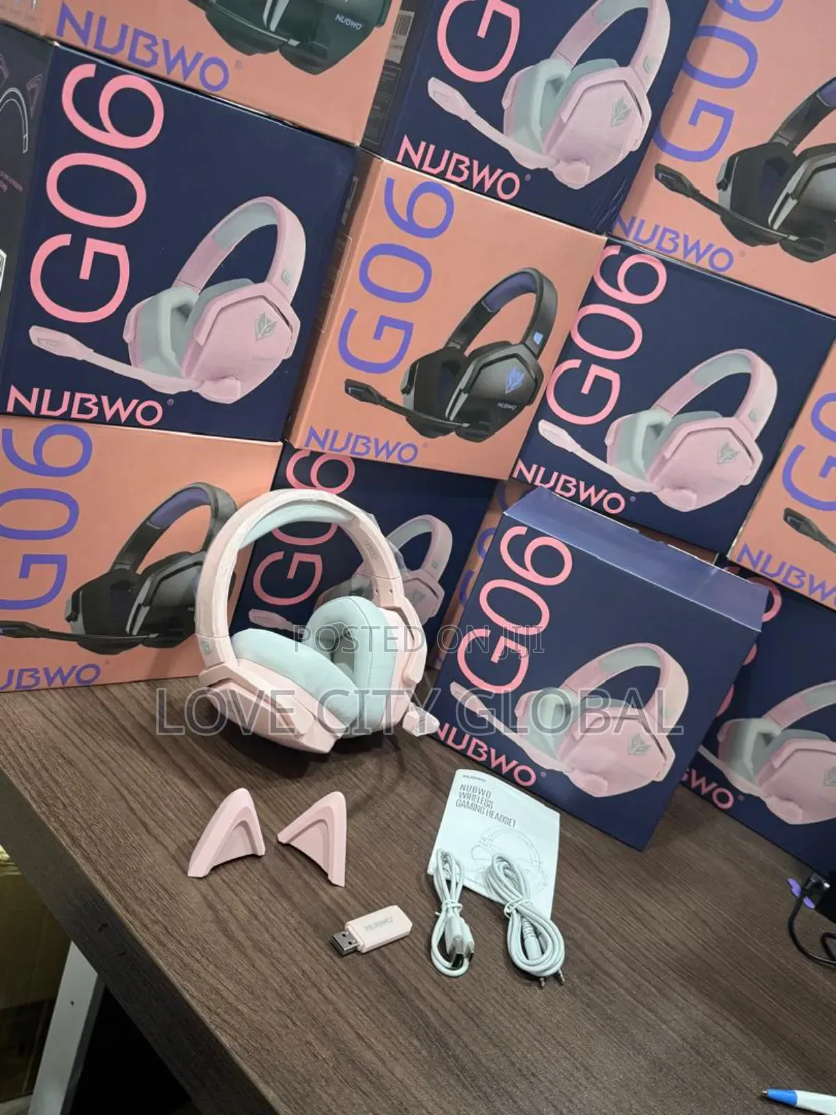 Nubwo G06 Gaming Headset Ps5, Ps4, Xbox,Pc, Phone, Mac, Anc Wireless