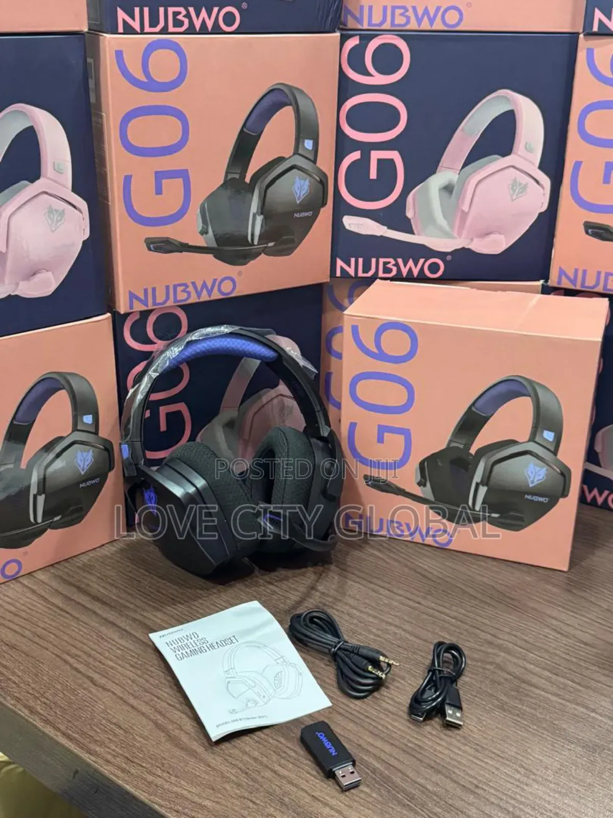 Nubwo G06 Gaming Headset Ps5, Ps4, Xbox,Pc, Phone, Mac, Anc Wireless