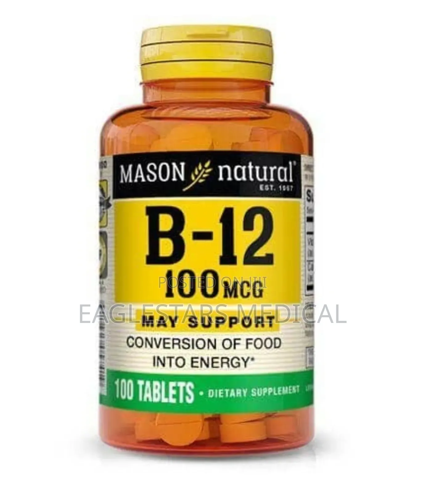 Mason Natural B-12 100mcg