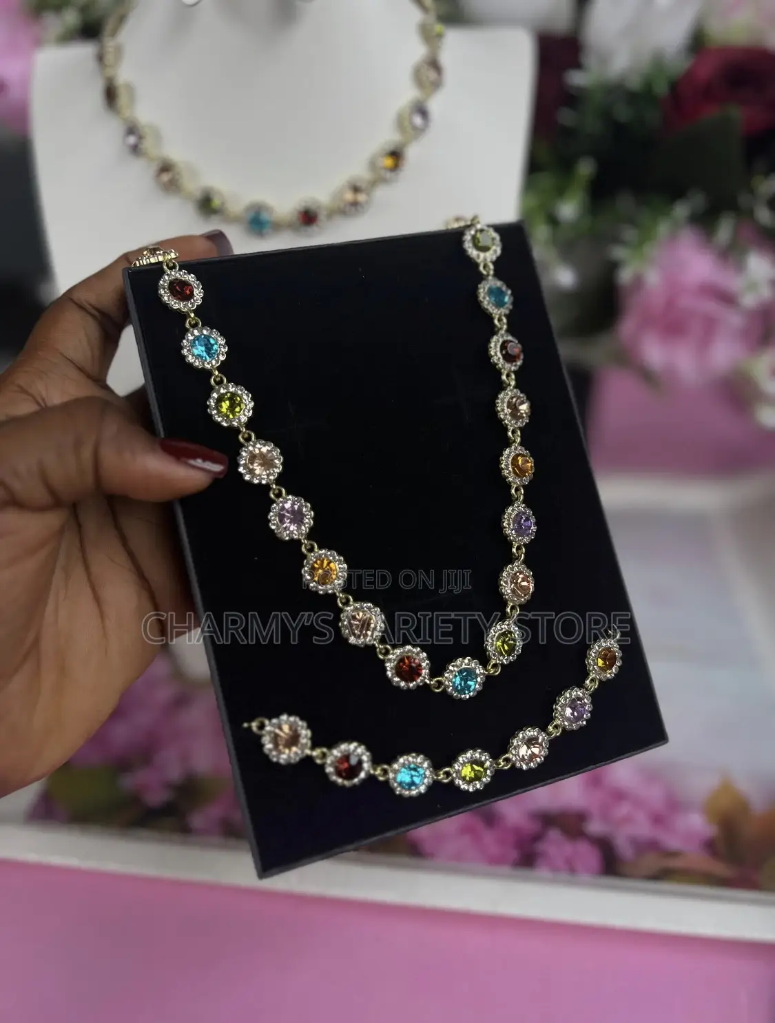 Loves Choker and Bracelet Set