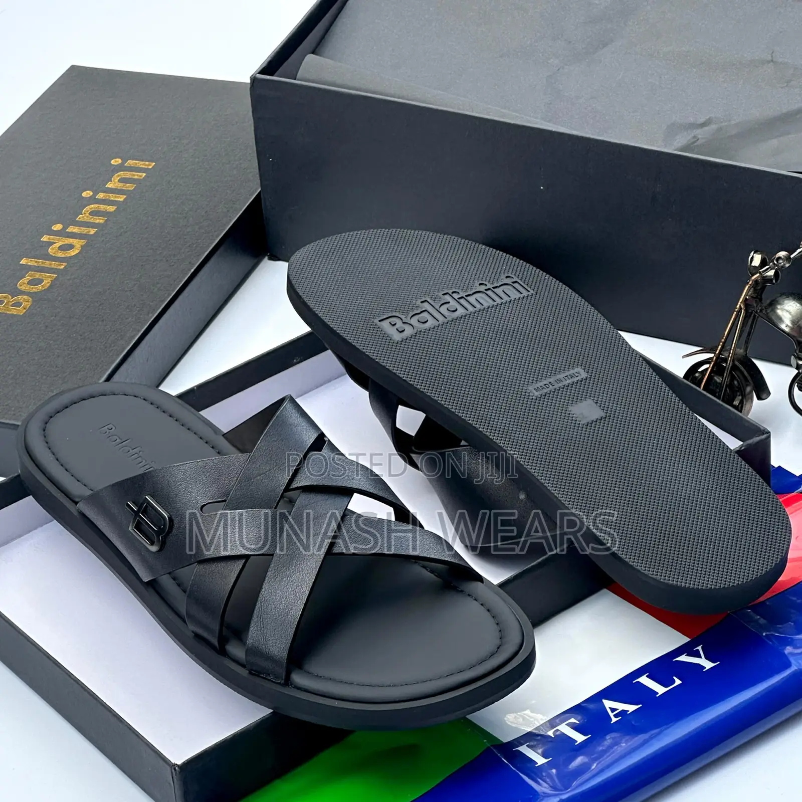 Baldinini Leather Slipers 40-46