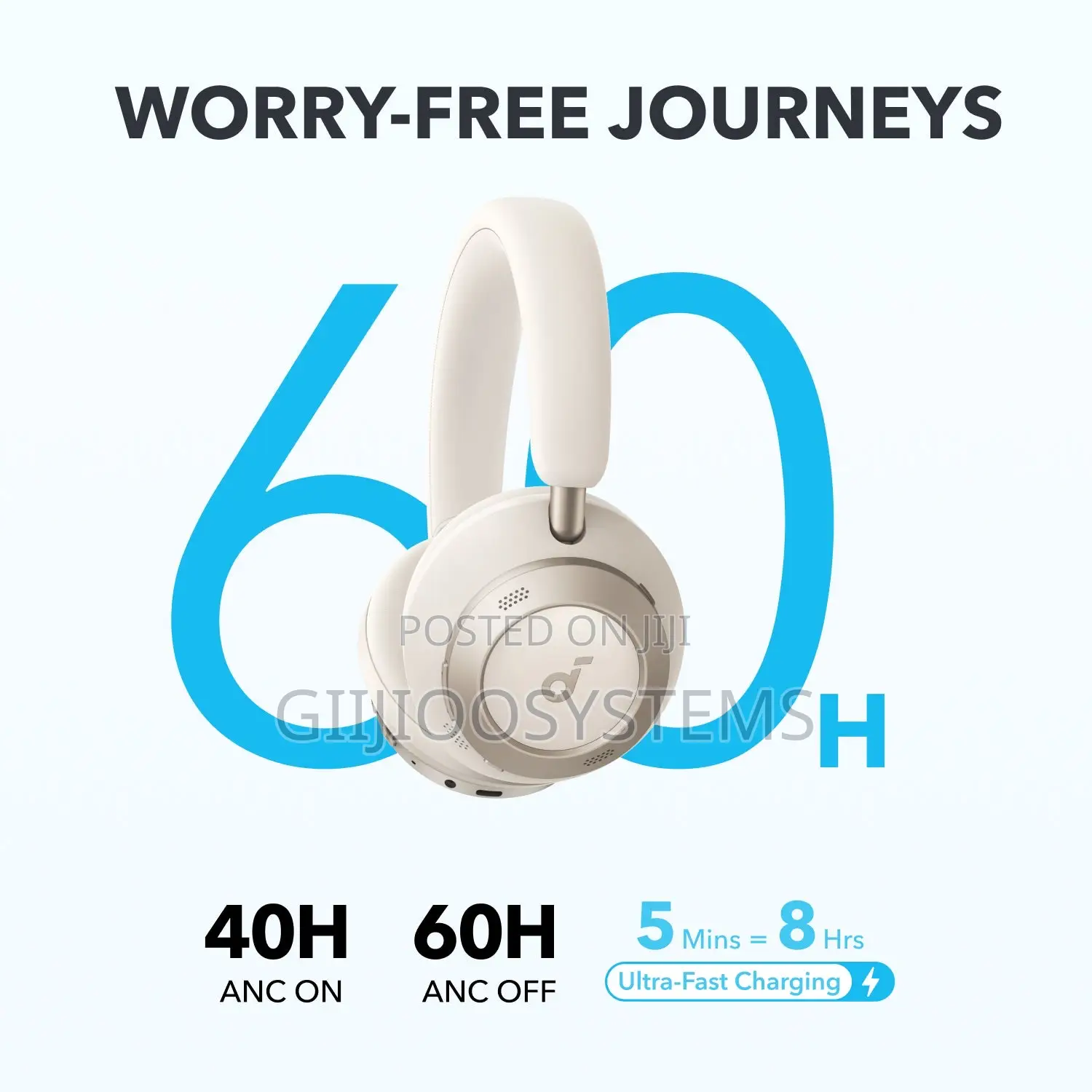Soundcore Space One Pro | Flexicurve Over-Ear Headphone