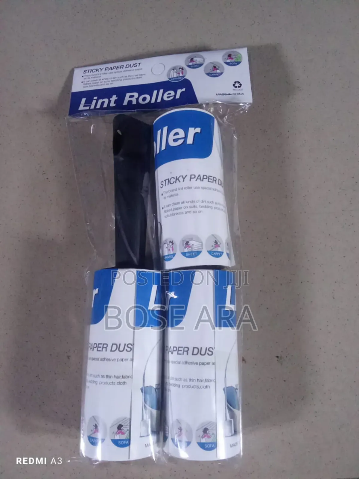 Lint Roller Wool Remover From Cloth and Couch 2pieces
