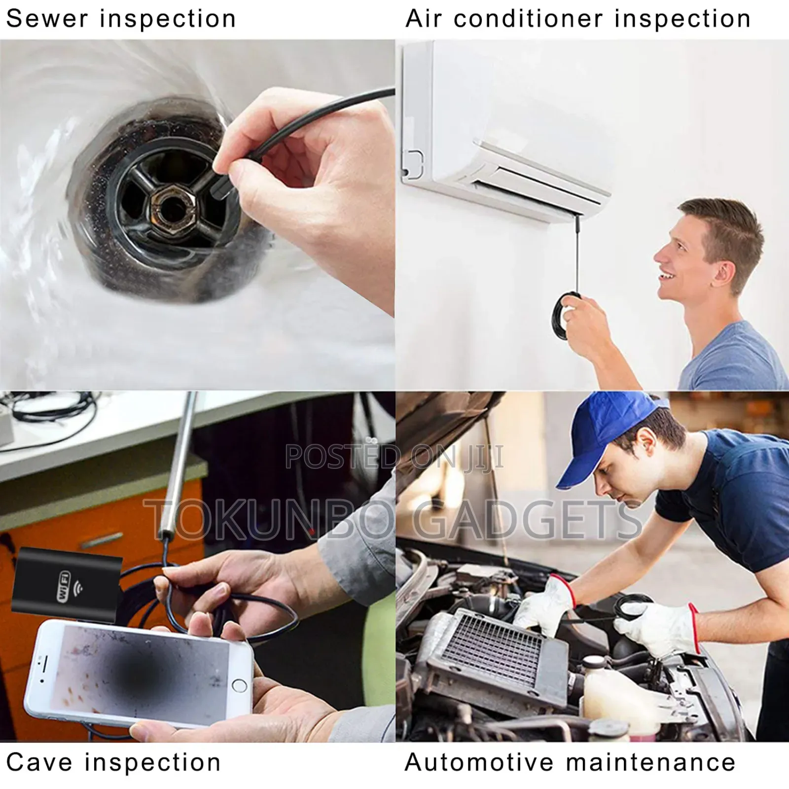 Wifi Android/Ios/Windows/Mac Endoscope Camera Waterproo