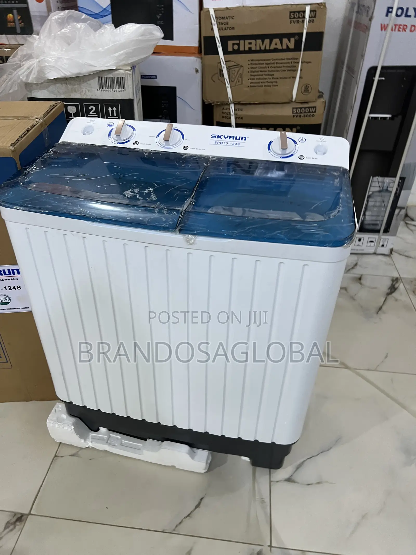 Skyrun 6kg Washing Machine – Semi-Automatic Spb70-1245 Model