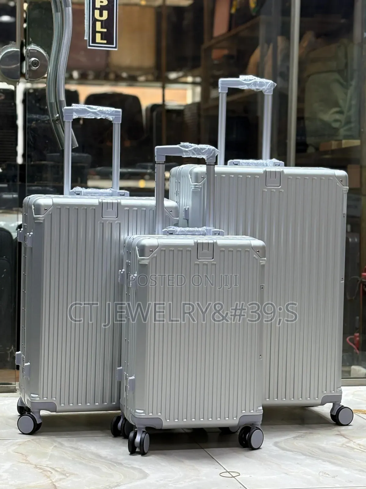 Original Luggage Set (3in1)Sizes In L28"/M24"/S20"Aluminium High Grade