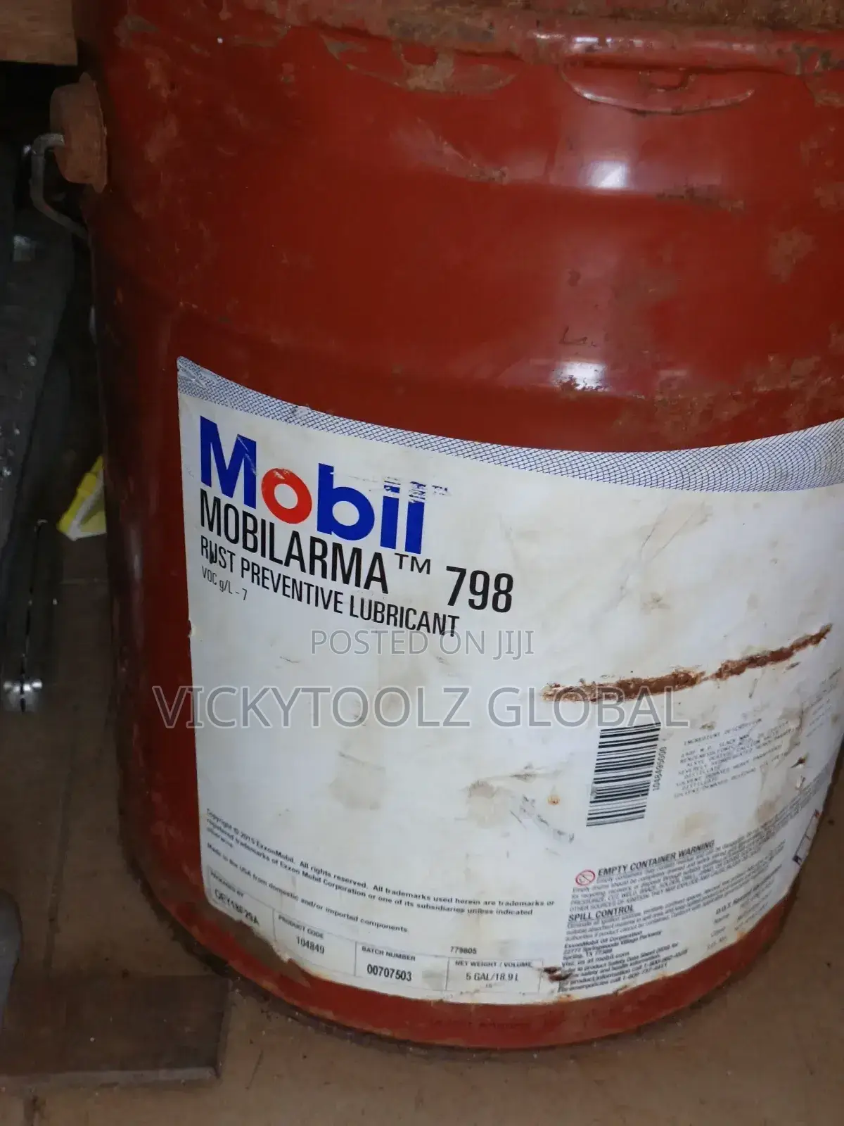 Mobil Mobilarma 798 Rust Preventive Lubricant