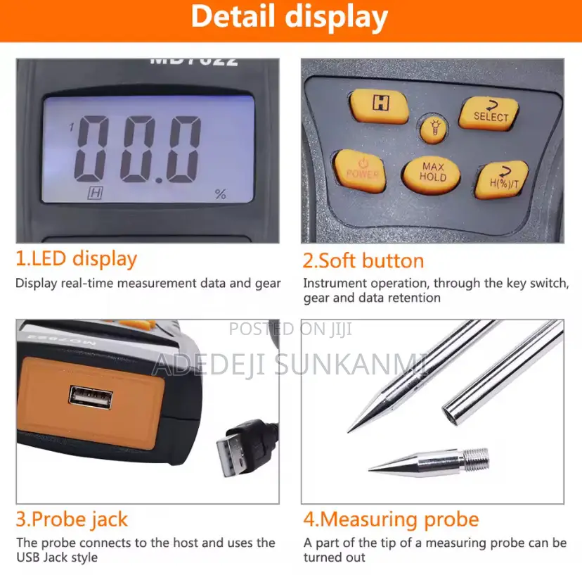 Digital Grain Moisture Meter