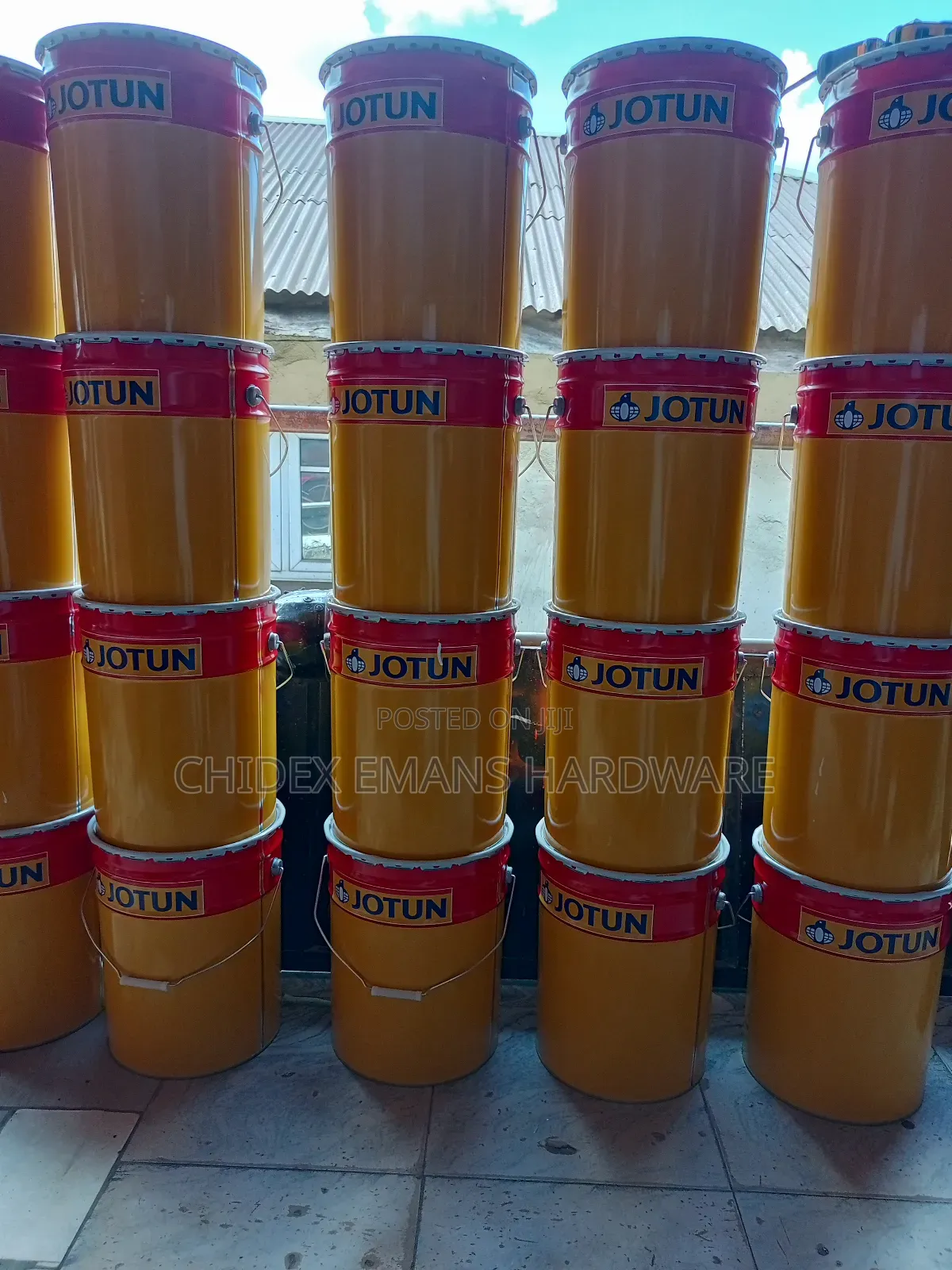 Jotun Empty Bucket of Marine Paint