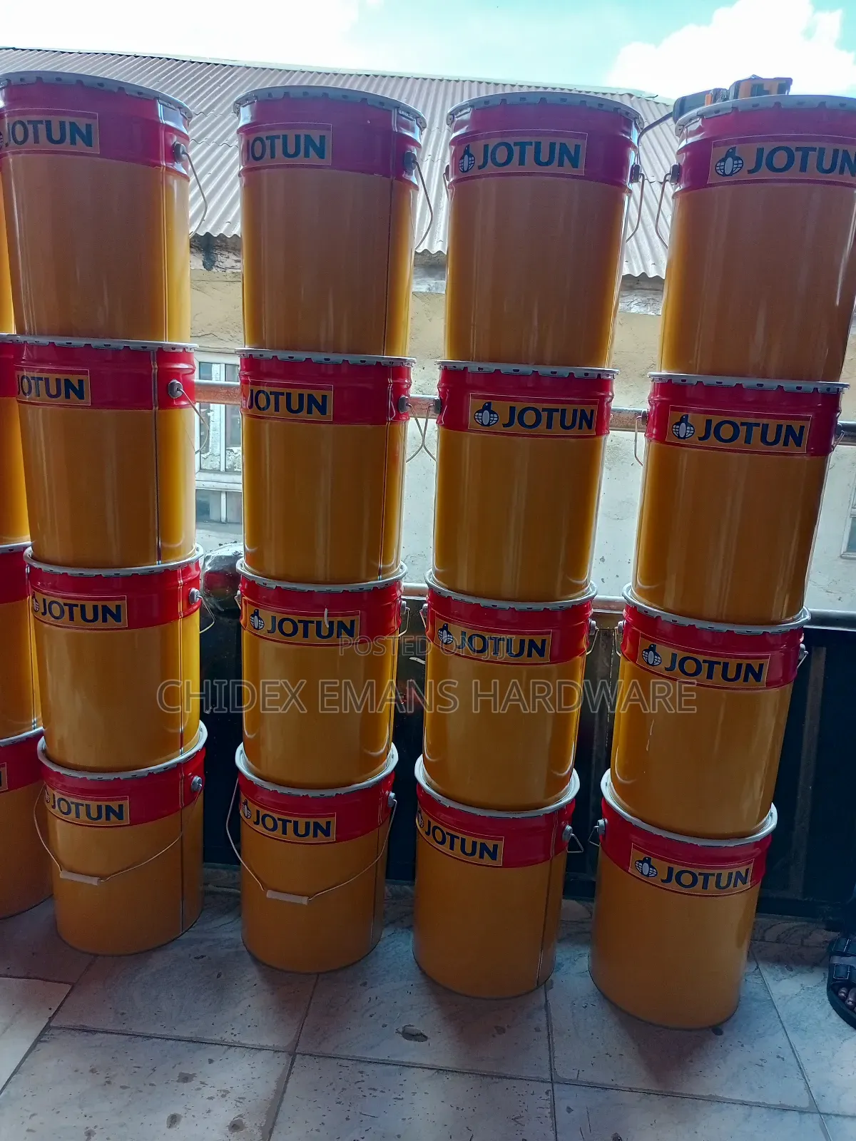 Jotun Empty Bucket of Marine Paint