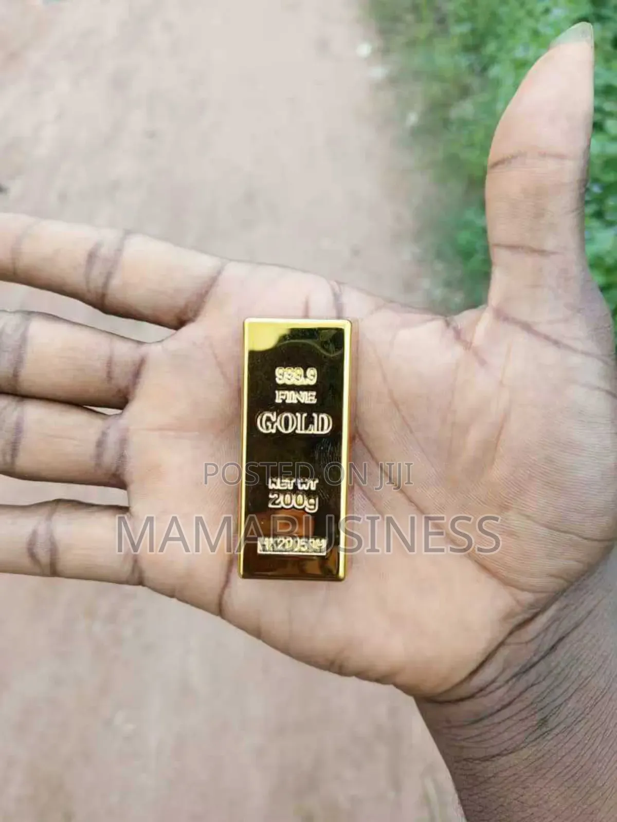 Gold Bar Gold Magnet Holder Set - 200g