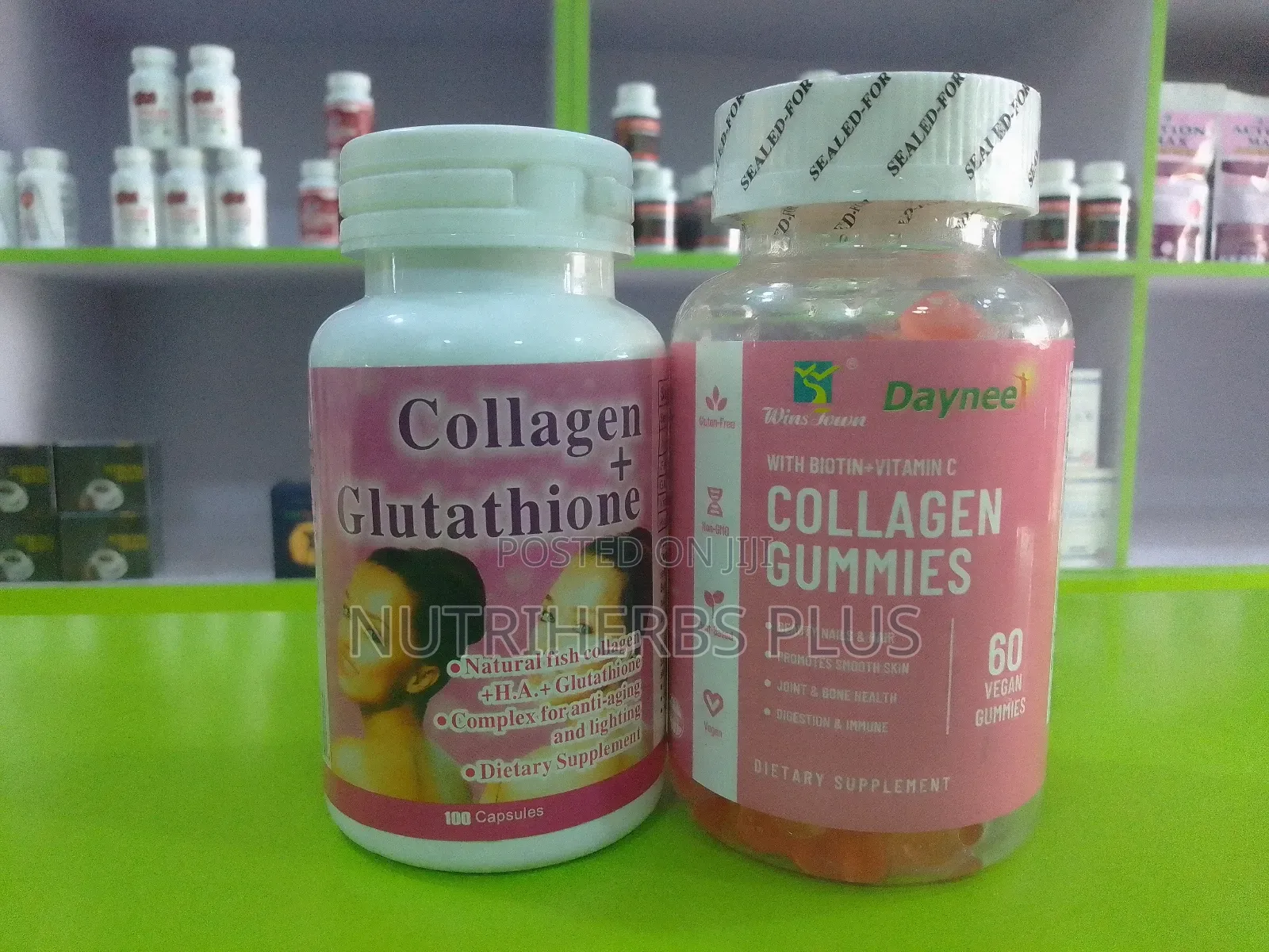 Collagen+Glutathione+Collagen Gummies: For Skin Glow Maintenance