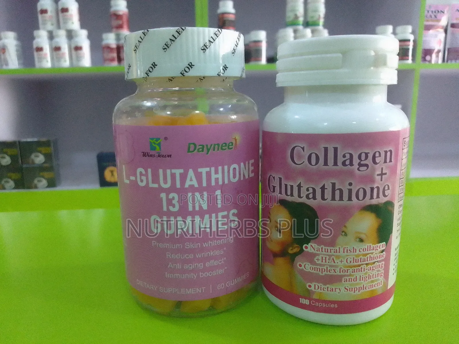 Collagen+Glutathione+ L-Glutathione 3 in 1 Gummies: Natural Skin Glow