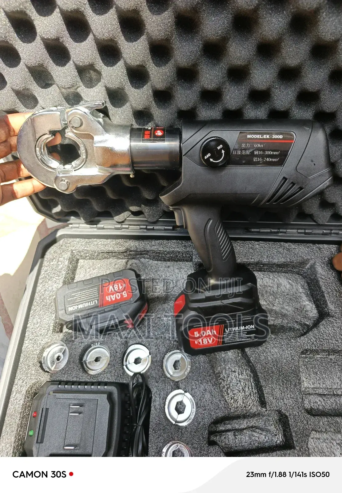Crimping Tools Cordless 16mm-240mm Ek-300d