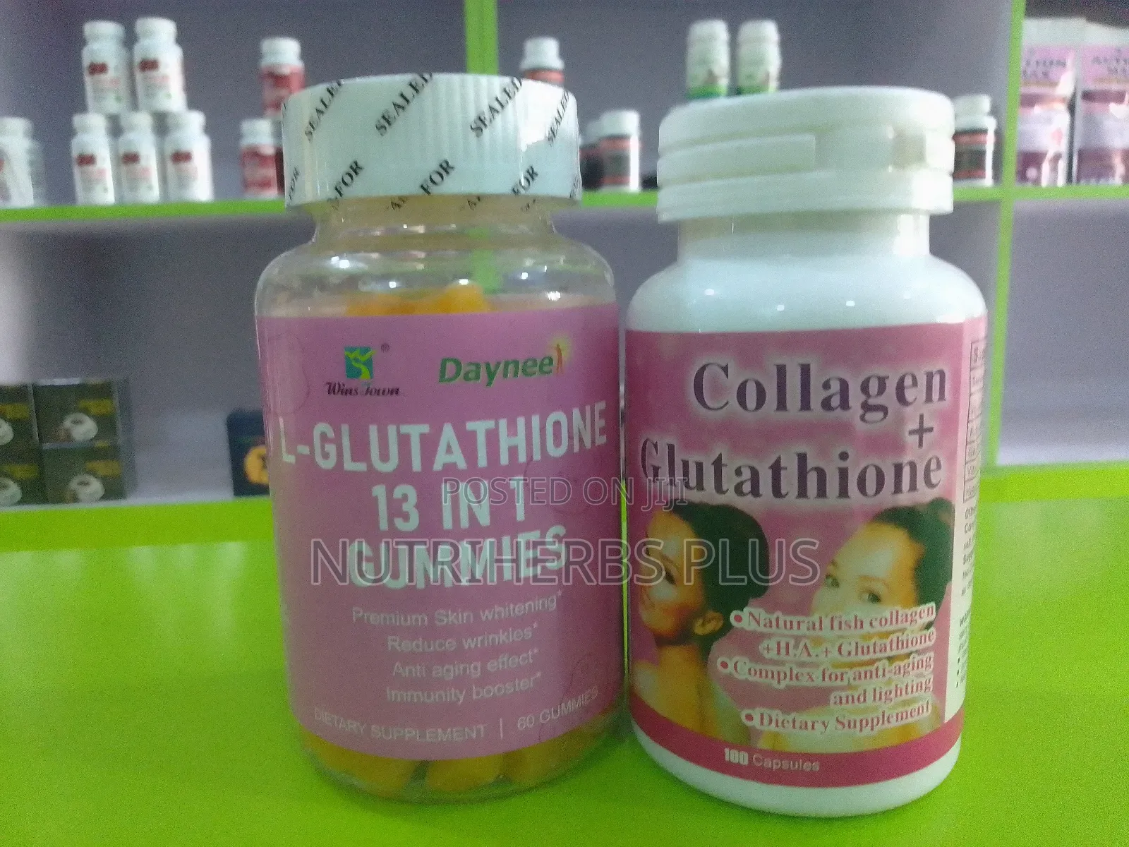 Collagen+Glutathione+ L-Glutathione 3 in 1 Gummies: Natural Skin Glow