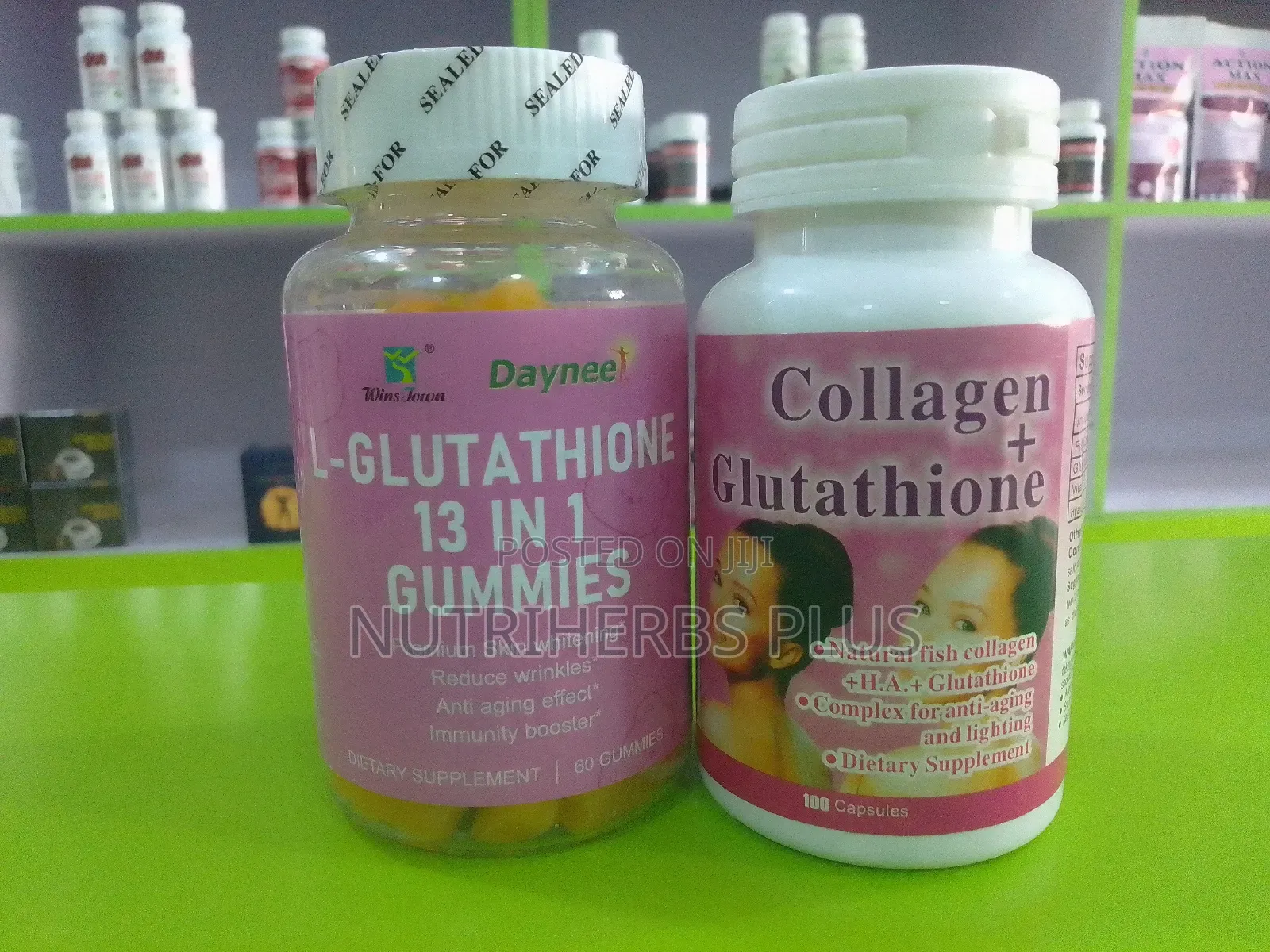 Collagen+Glutathione+ L-Glutathione 3 in 1 Gummies: Natural Skin Glow