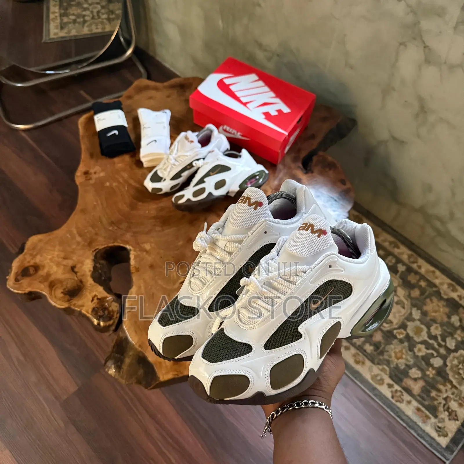 Original Veneda Carter X Nike Air Max Muse Cargo Khaki Sneakers