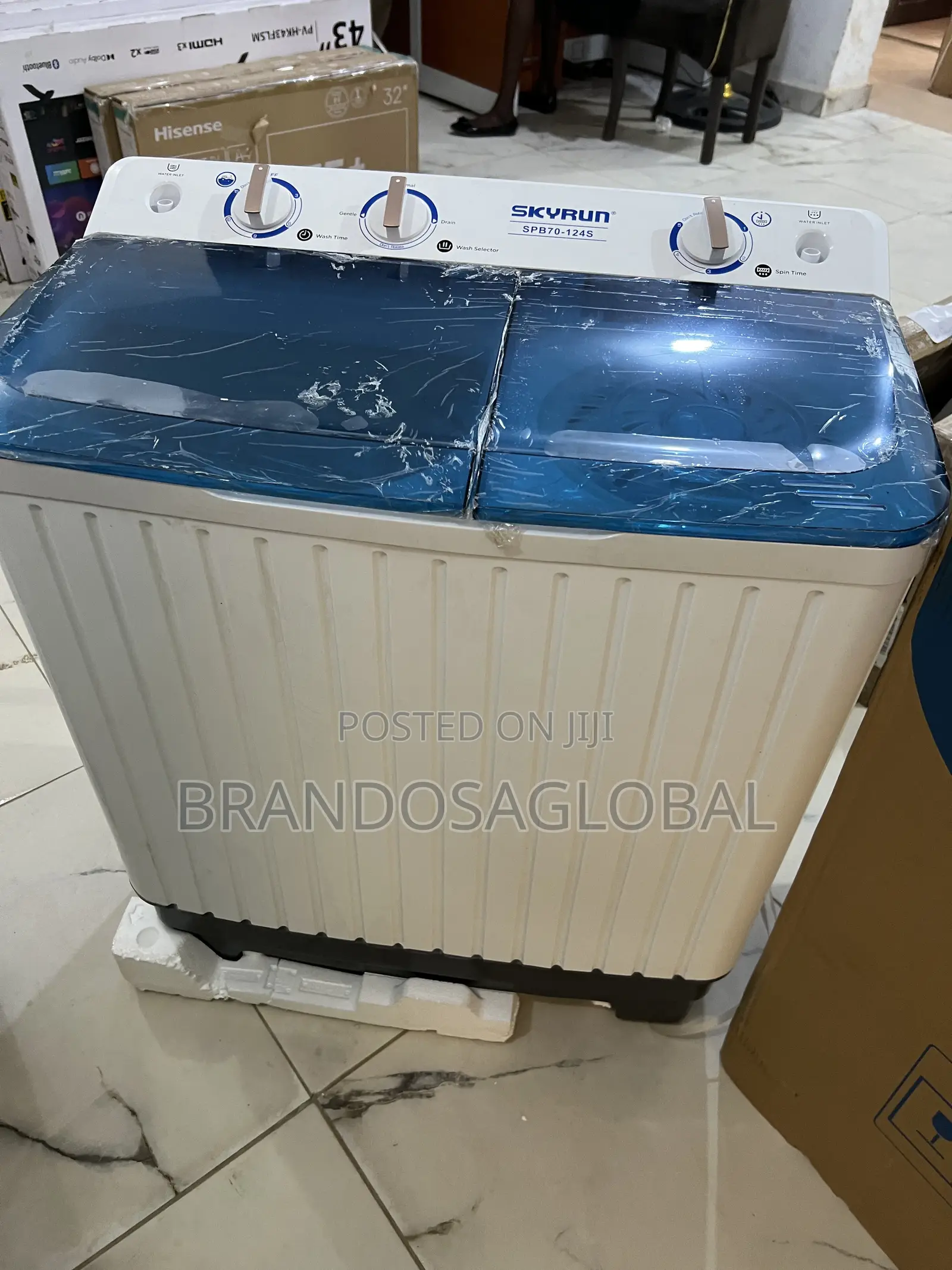 Skyrun 6kg Twin Tub Washing Machine – Durable Reliable Choice