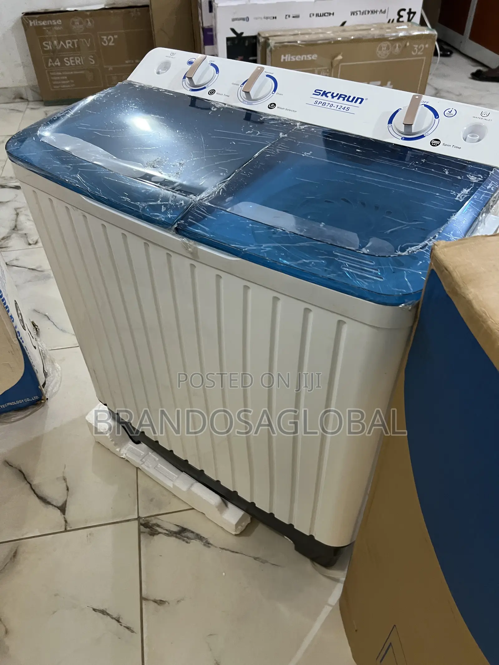 Skyrun Spb70-1245 6kg Twin Tub – Efficient Motor Spin Timer