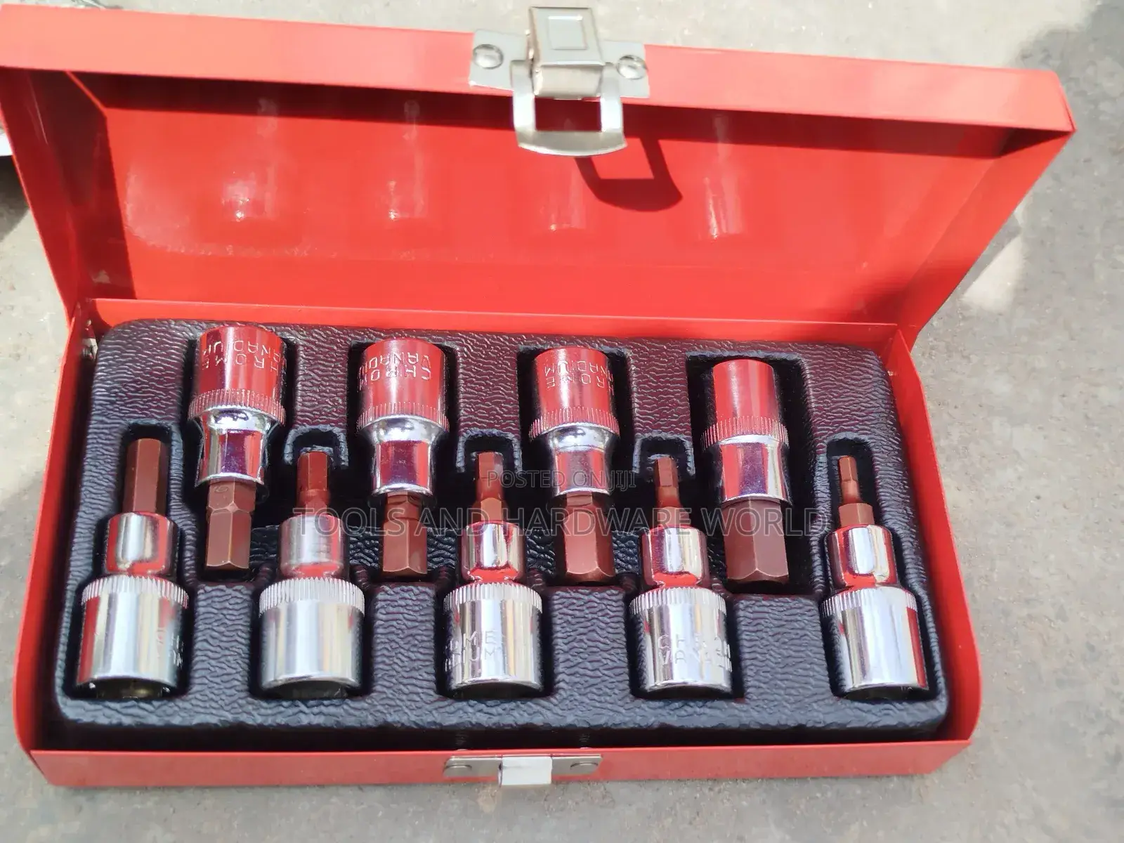 9pcs Socket Allen Key Set