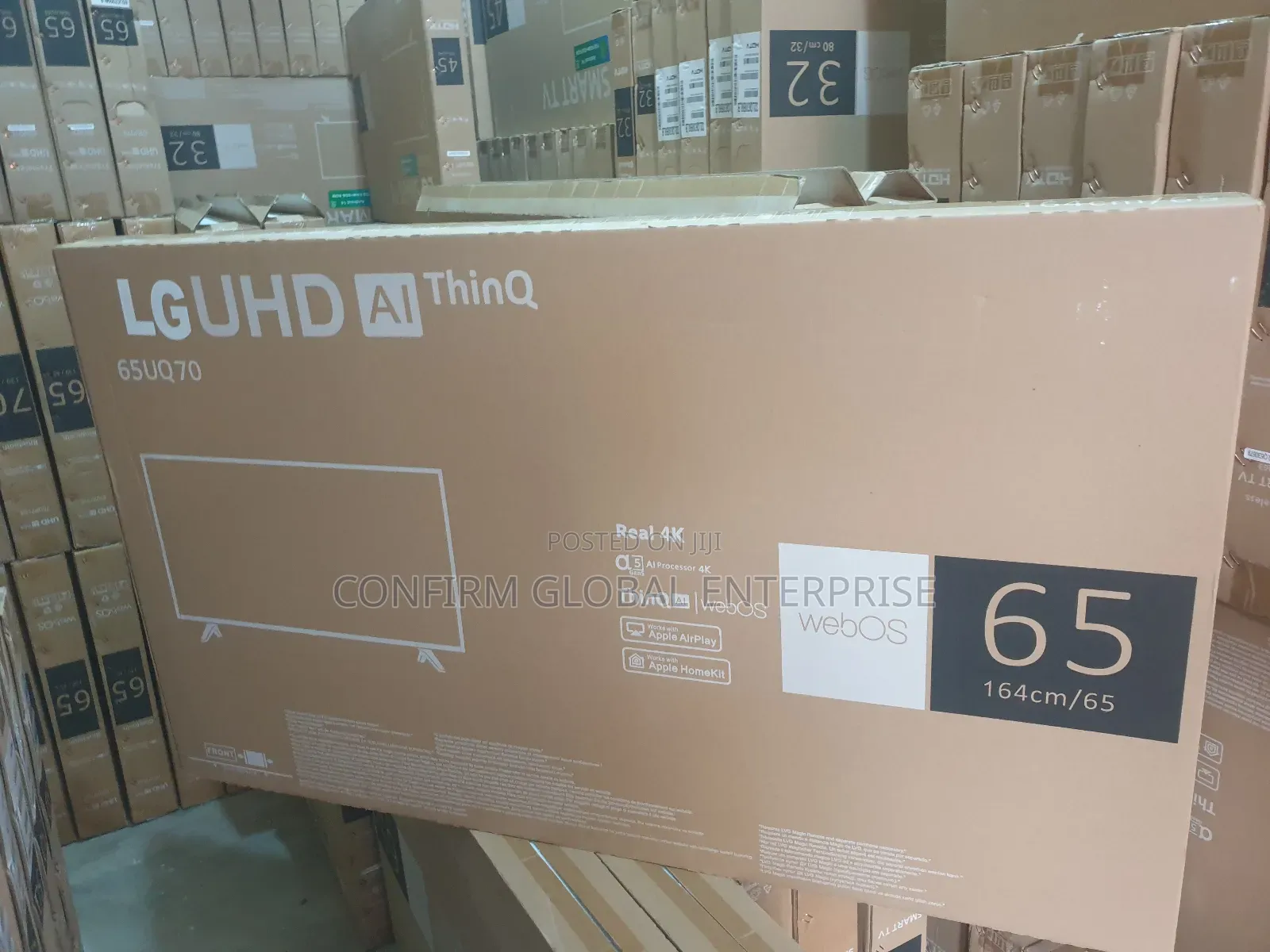 Original Lg 65" Inches Smart Tv With Youtube, Netflix, Bluetooth