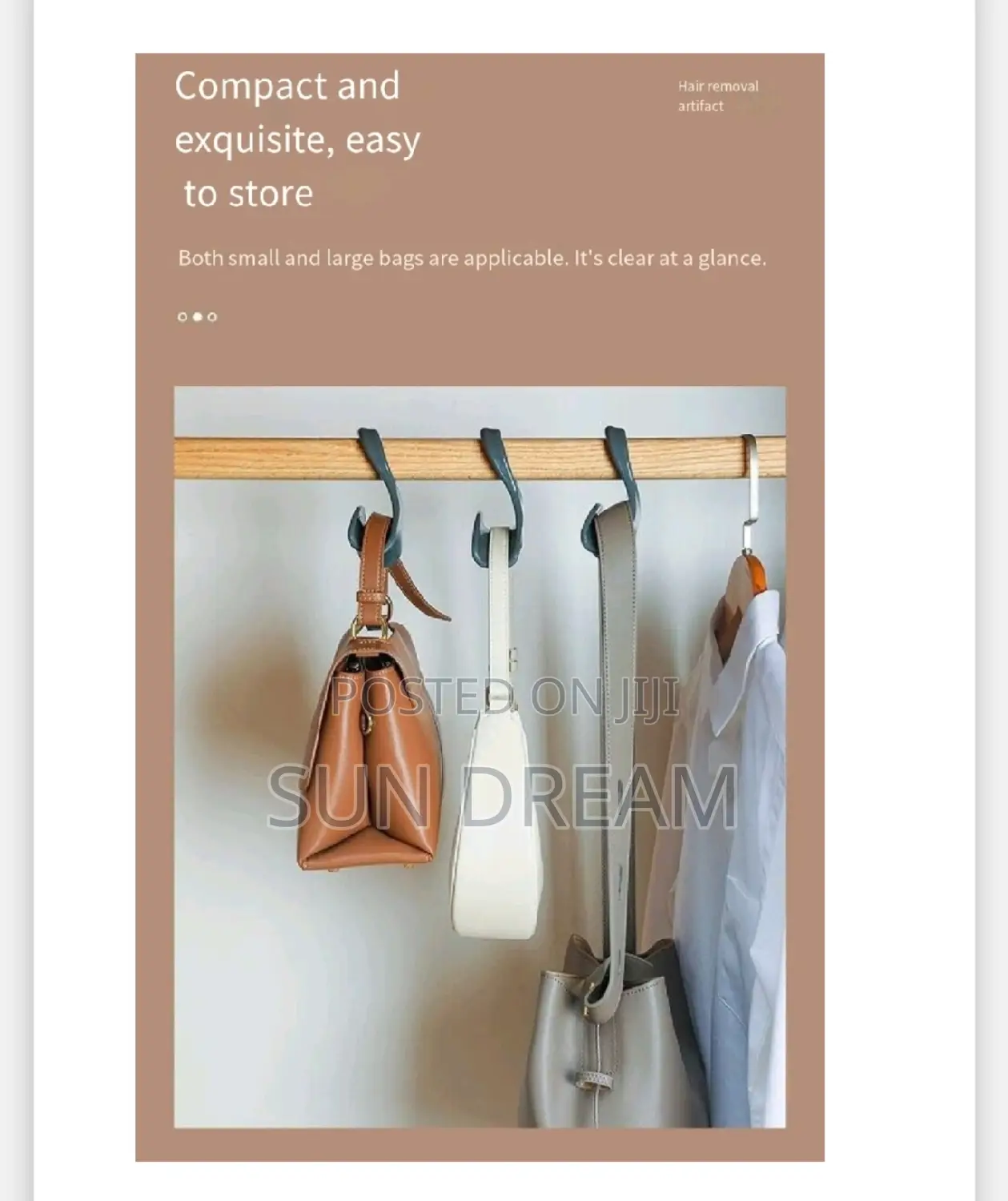Bag Hook Hanging Rack Jewelry Stand Entrance Closet Hats Storage