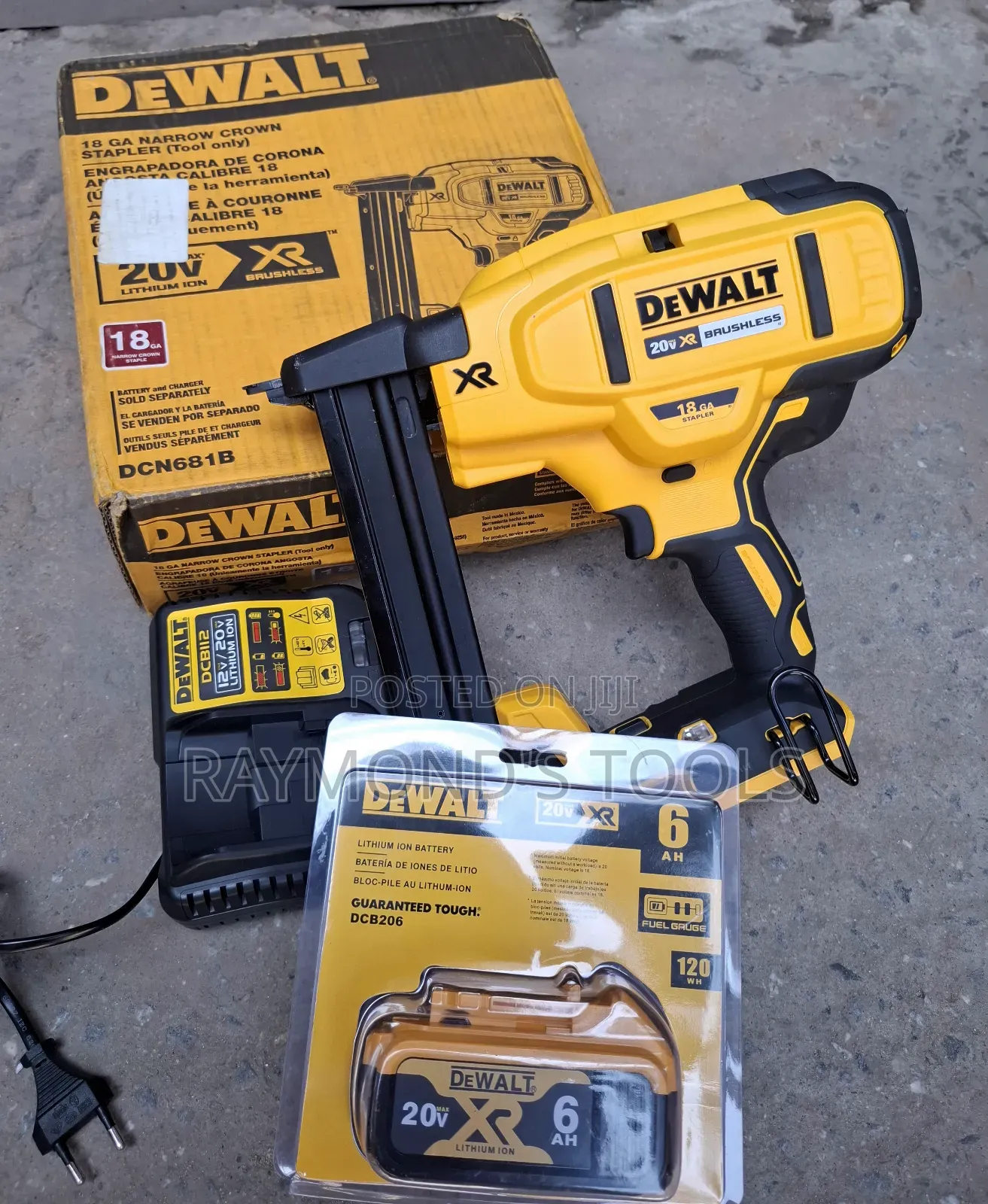 Dcn681b Original Cordless Dewalt Nail Gun / 18 Ga Narrow Crown Stapler