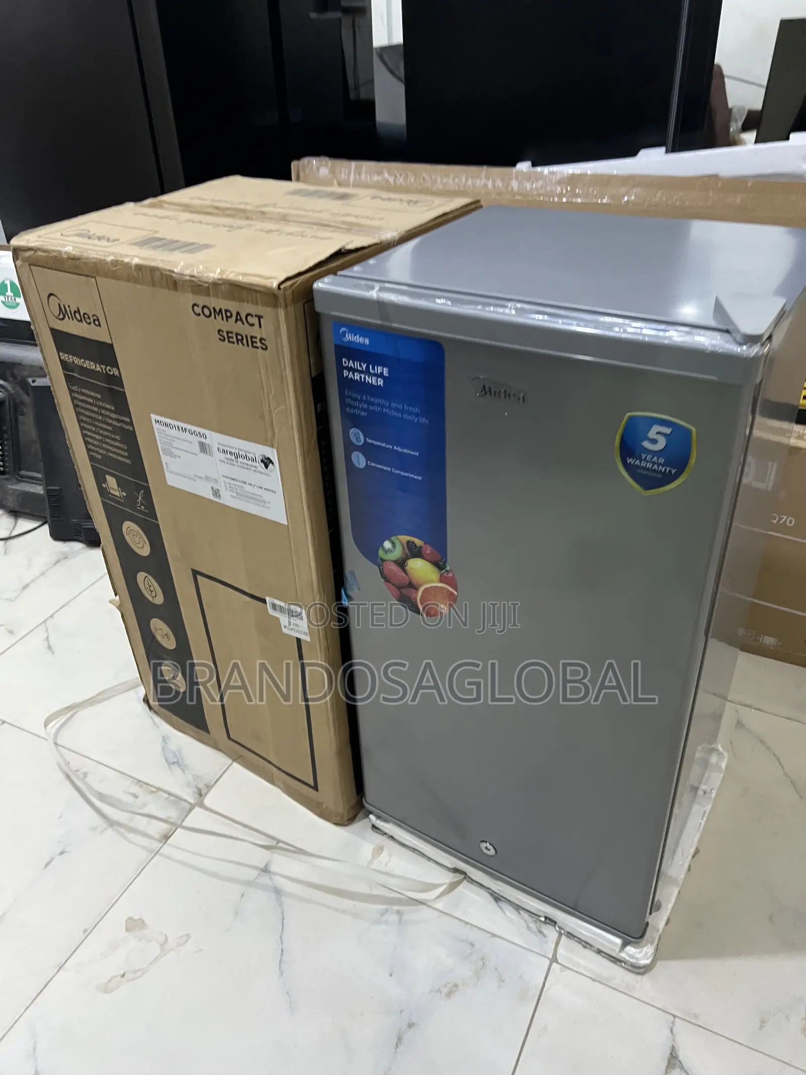 Original Midea 90l Fridge – Mdrd133fgg50 Compact Refrigerator