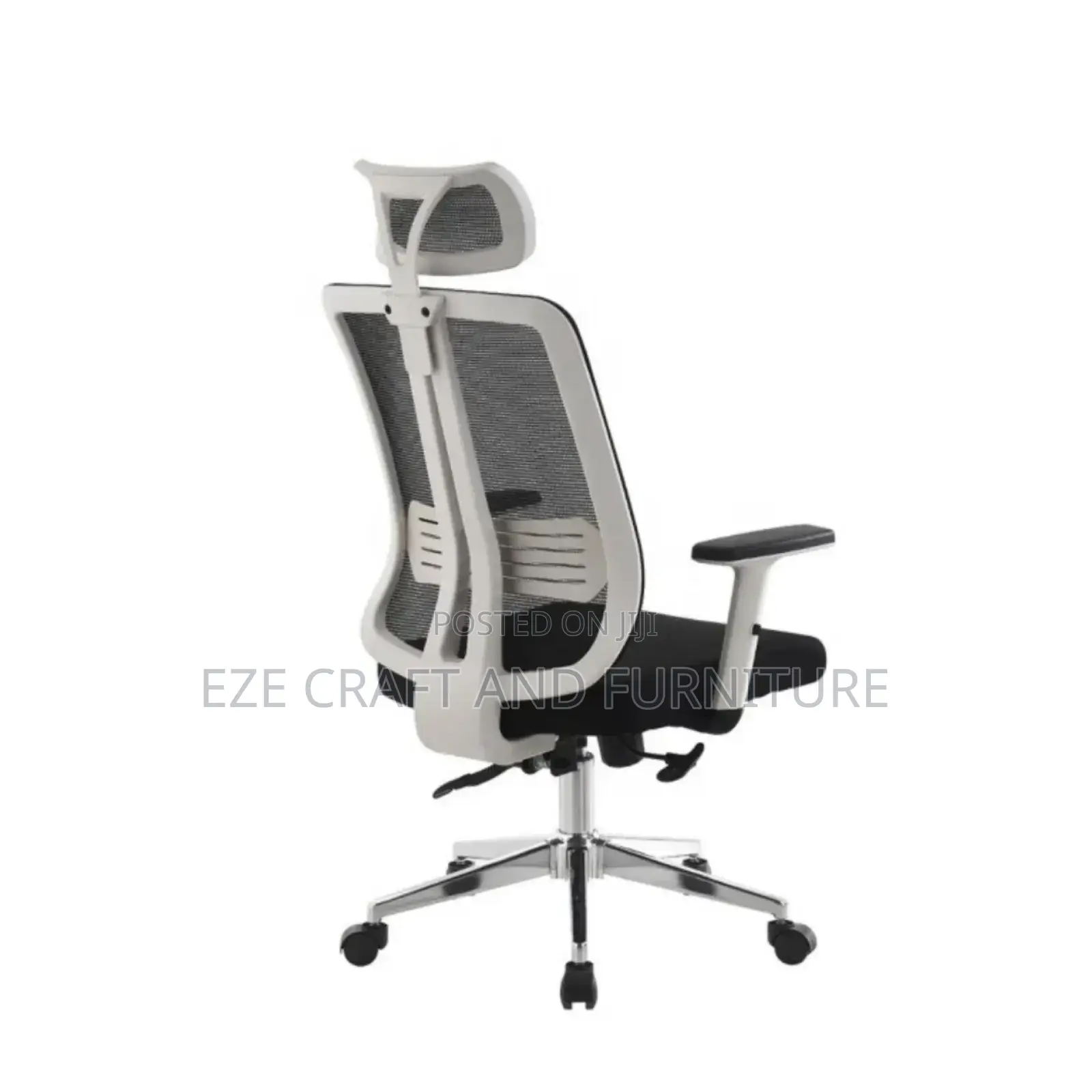 White Backrest Butterfly Ergonomic Chair
