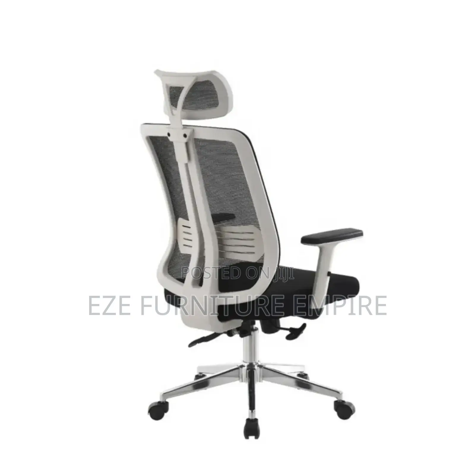 White Backrest Butterfly Ergonomic Chair
