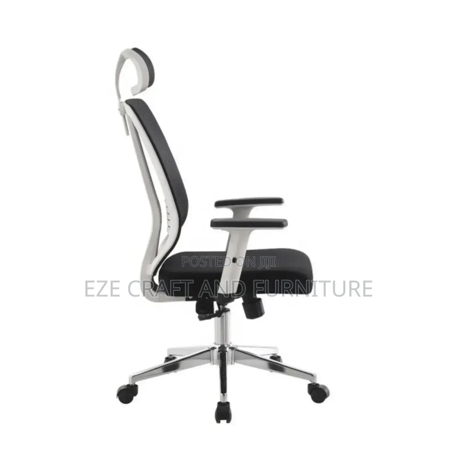 White Backrest Butterfly Ergonomic Chair