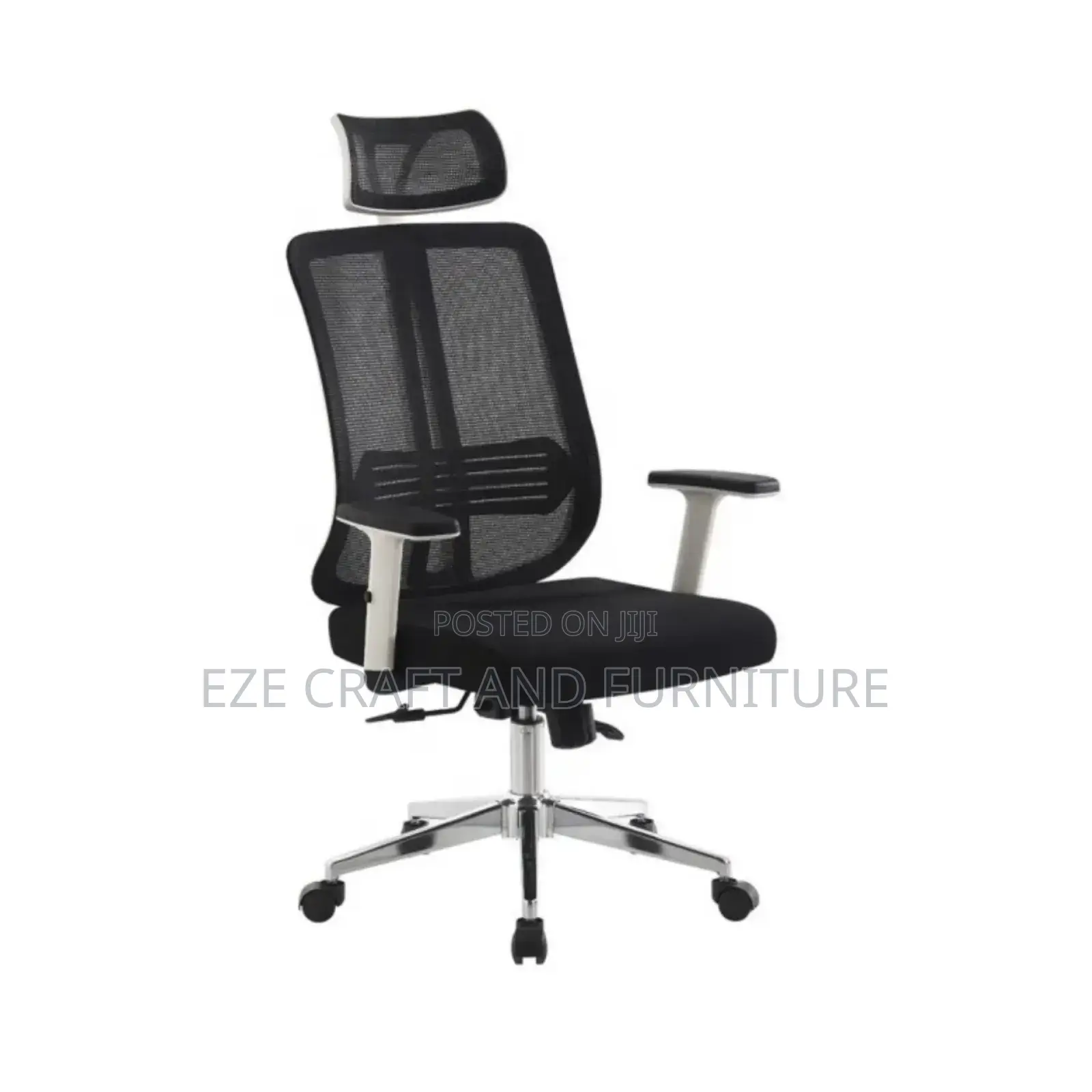 White Backrest Butterfly Ergonomic Chair
