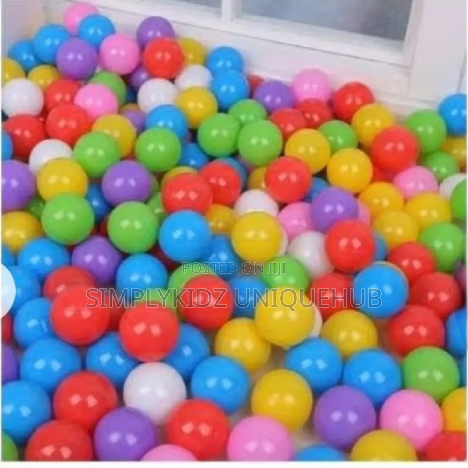 Kids 50pc Soft Balls for Mini Swimming Pool and Indoor Play