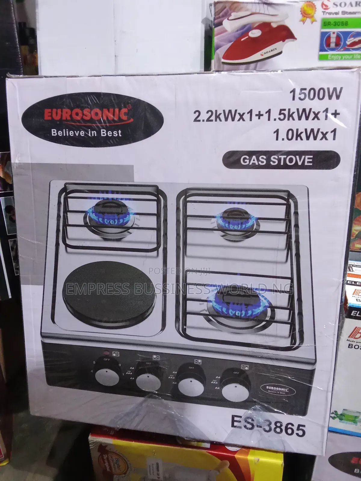 4 Face Gas Cooker and Hot Plate