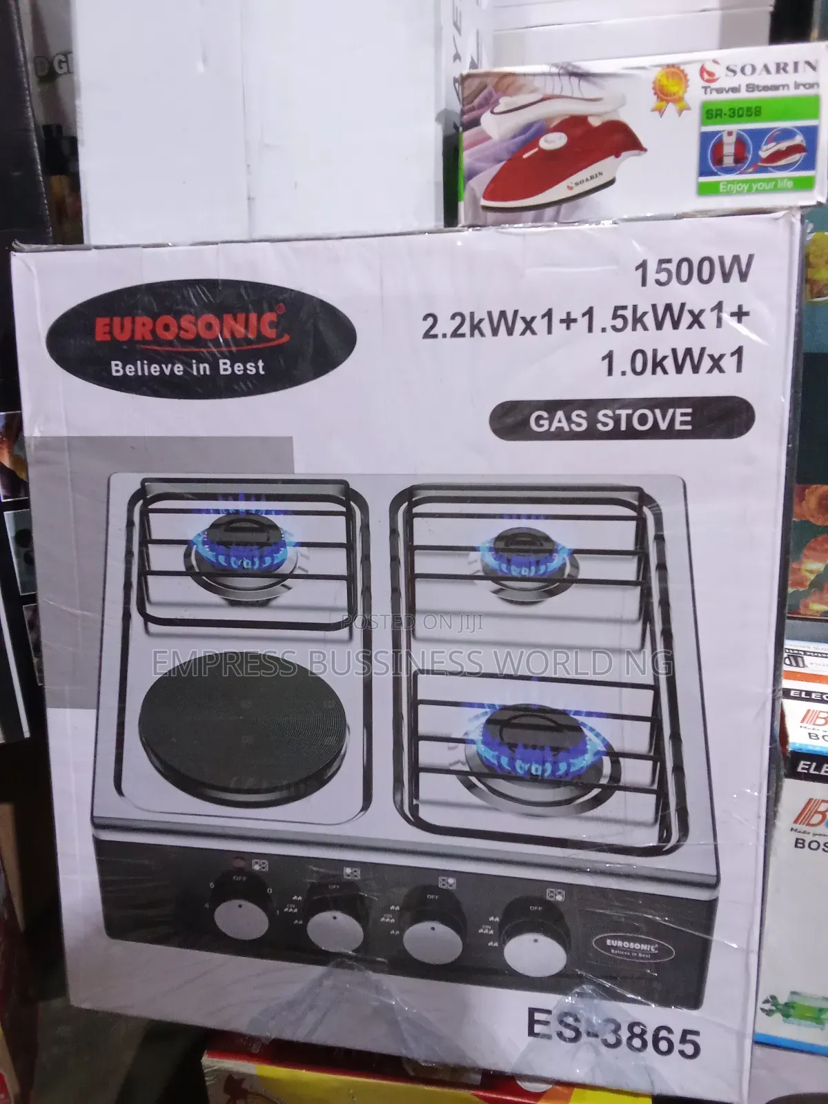 4 Face Gas Cooker and Hot Plate