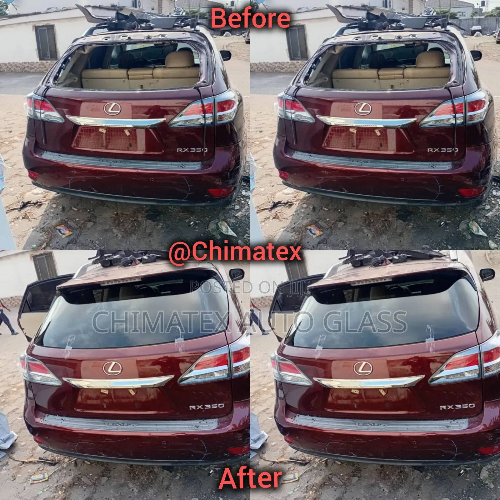 Lexus Rx350 2014 Back Glass Available
