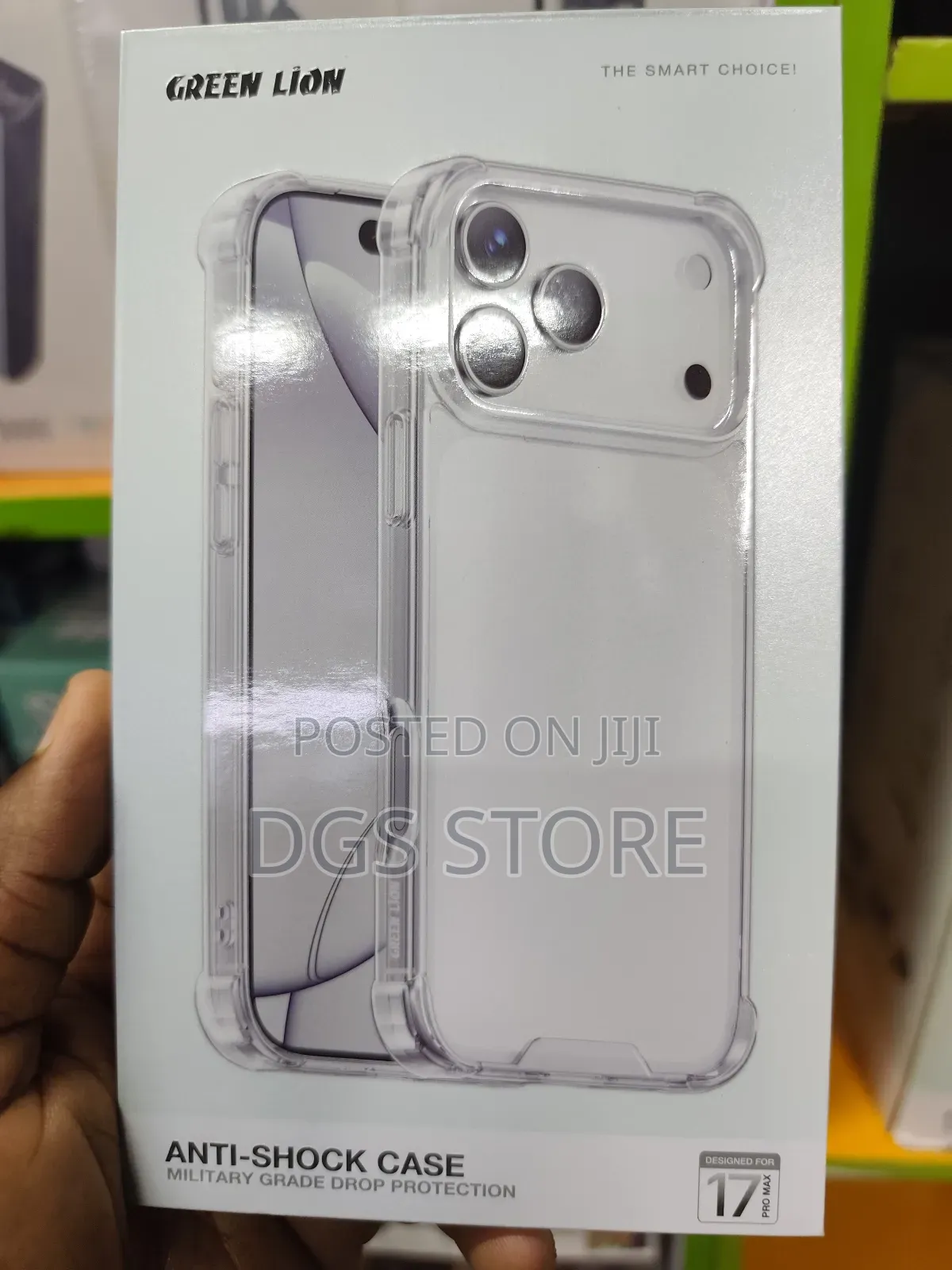 Green Lion Anti Shock Case for iPhone 17 Pro Max