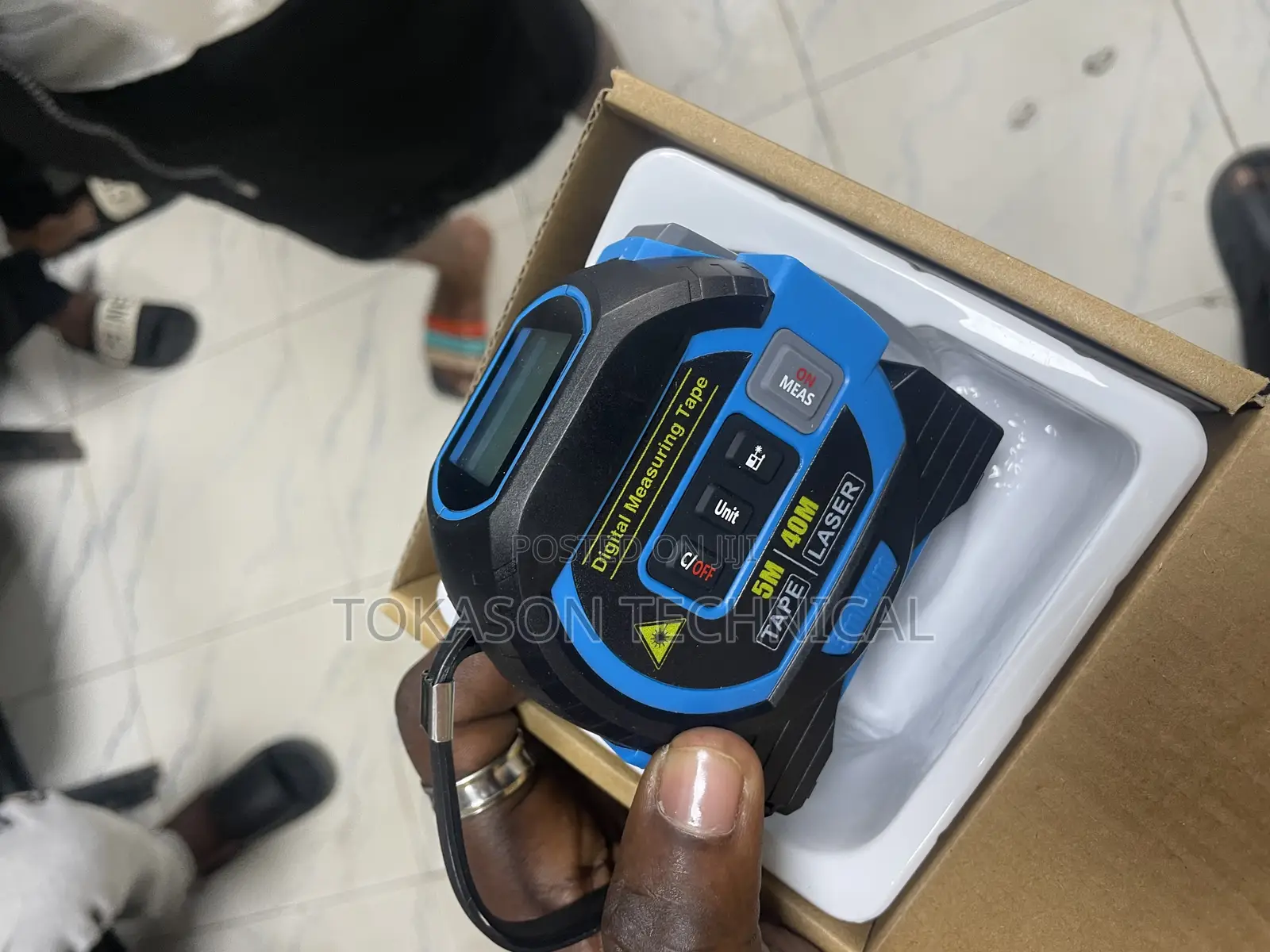 Digital Laser Tape Measure.