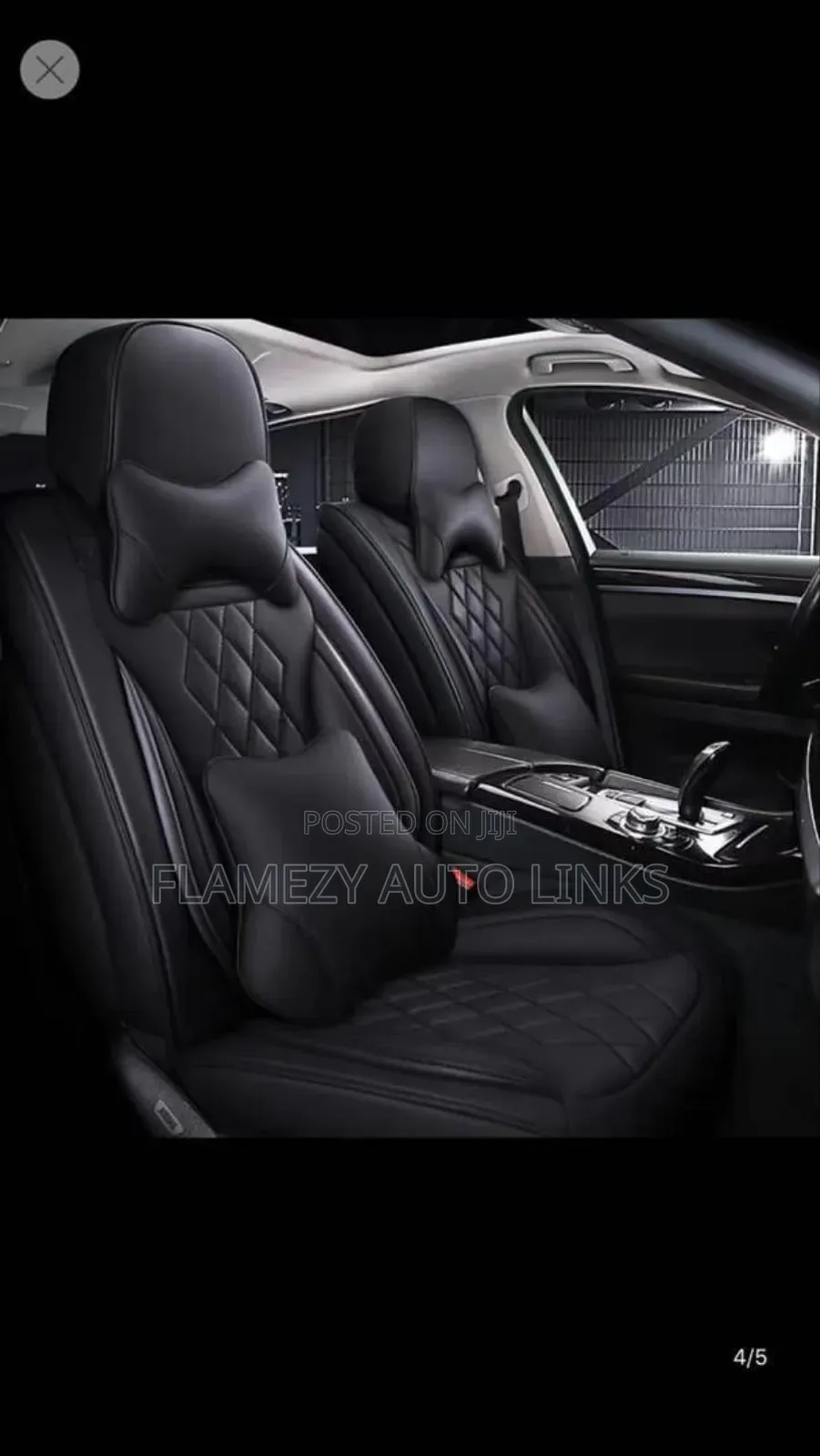 Black Seat Cover Suit For Toyota, Lexus Etc