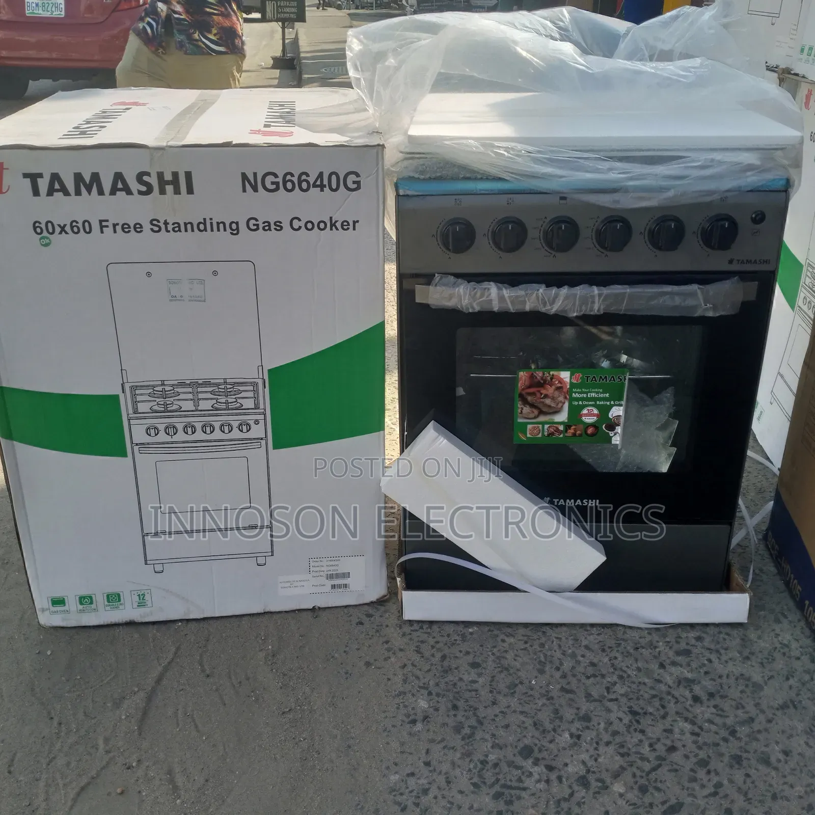Tamashi 60*60 Standing Gas With Grail and Oven