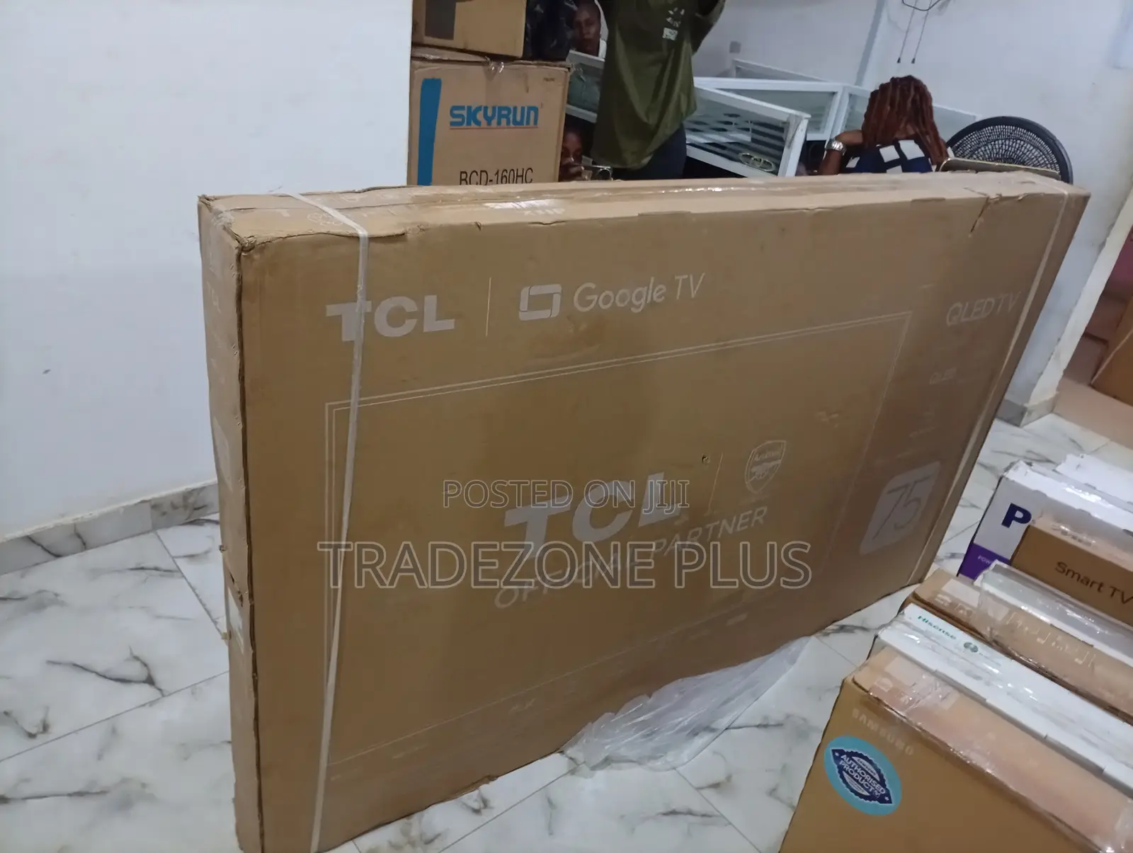 Brand New TCL 75-Inch Android Smart Tv With Preinstalled Youtube