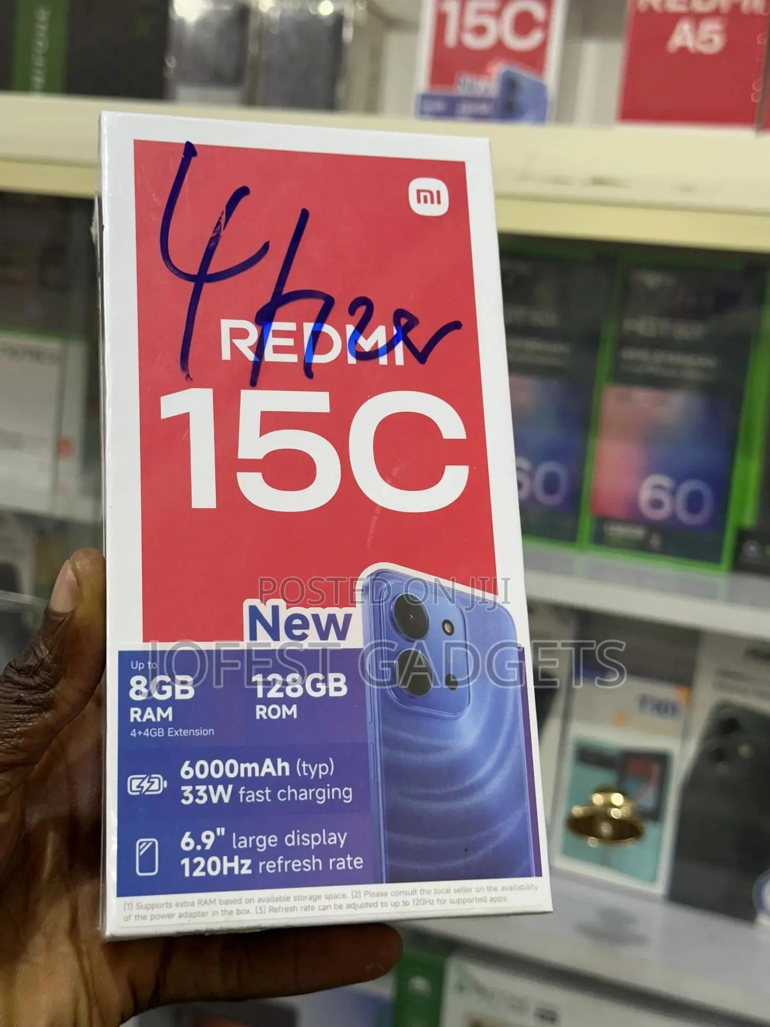 New Xiaomi Redmi 15C 4G 128 GB Blue
