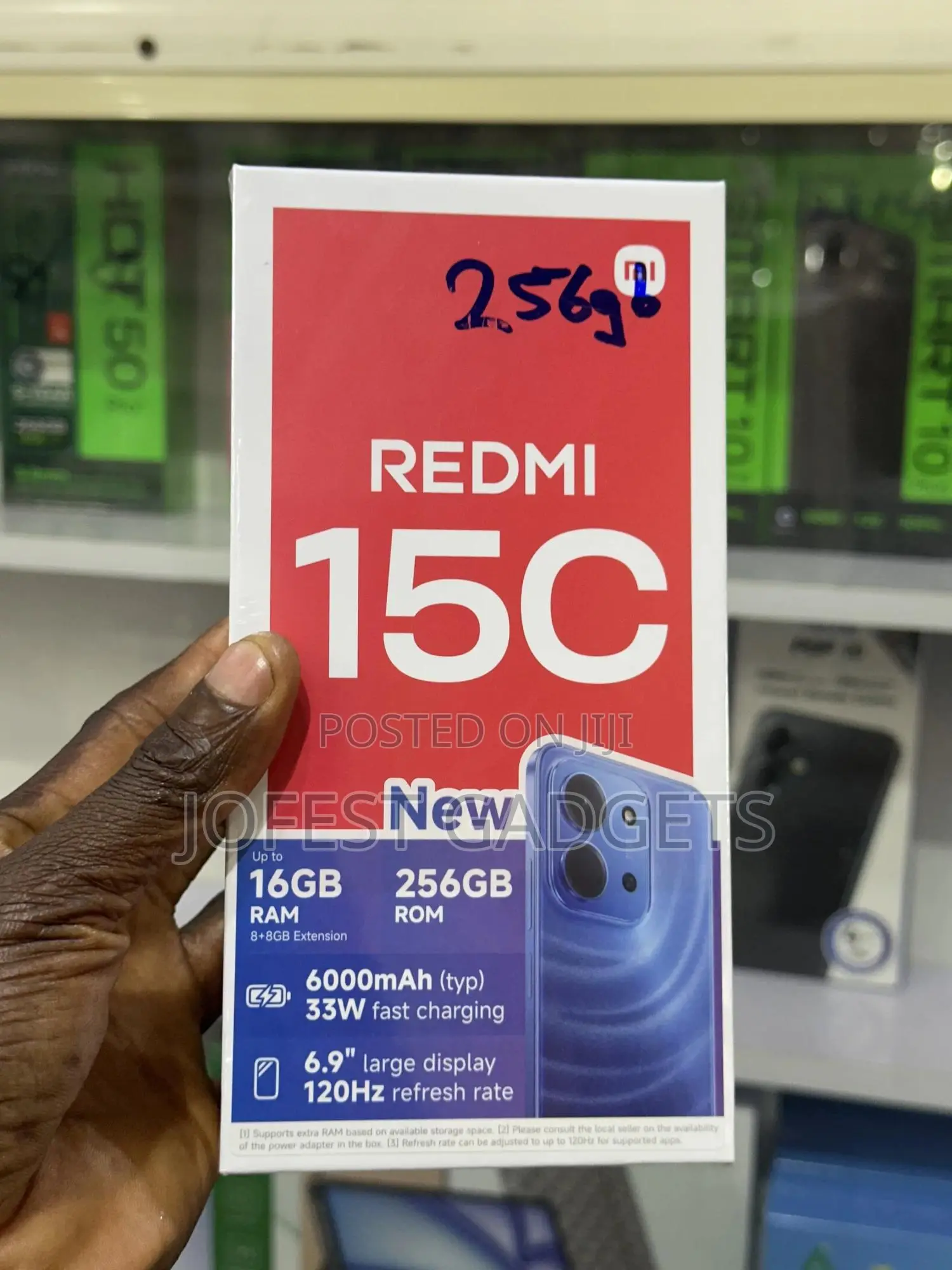 New Xiaomi Redmi 15C 4G 256 GB Black