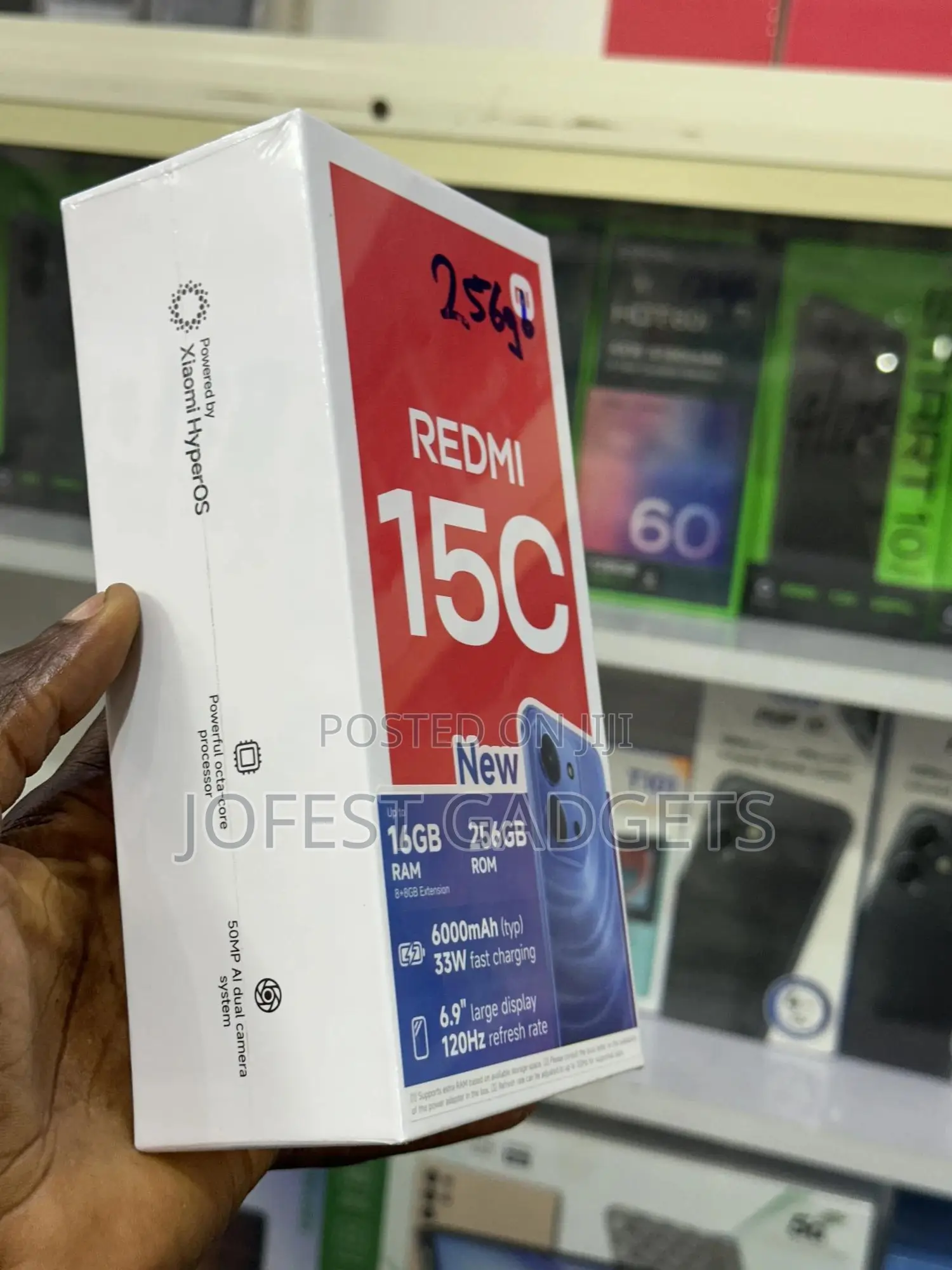 New Xiaomi Redmi 15C 4G 256 GB Black
