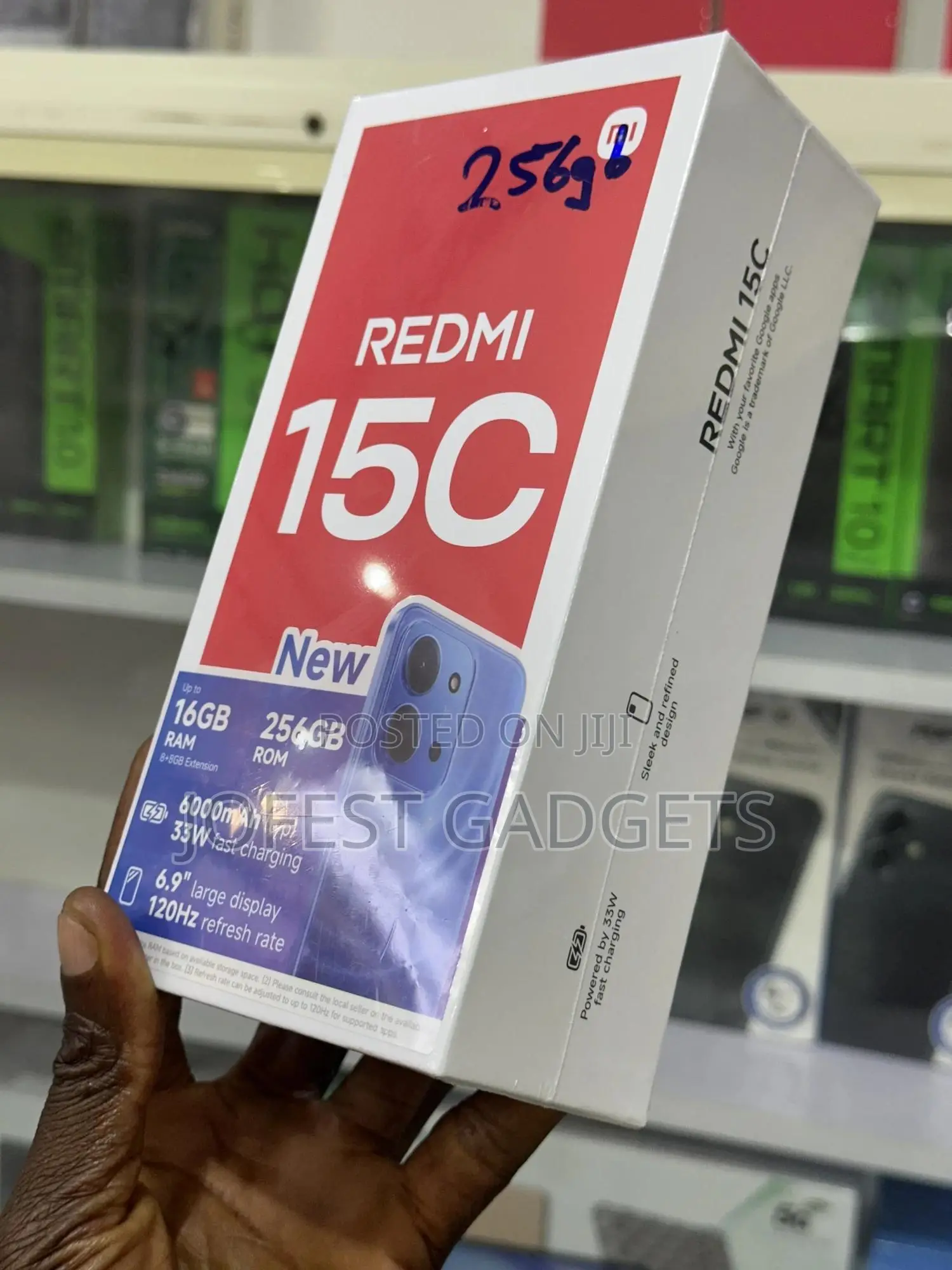 New Xiaomi Redmi 15C 4G 256 GB Black