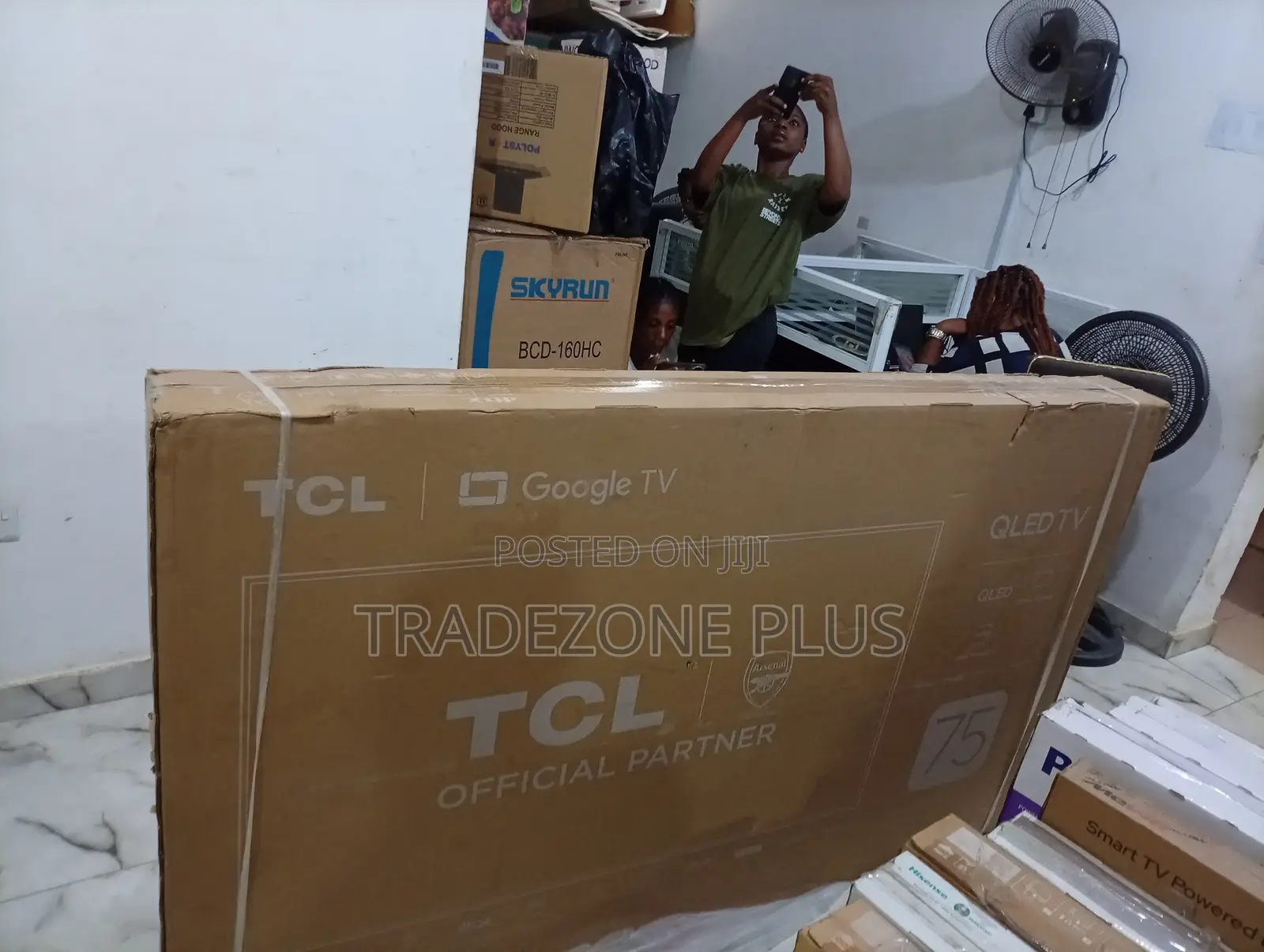 TCL 75” Frameless Smart Tv With Google Assistant + Dazn Preinstalled